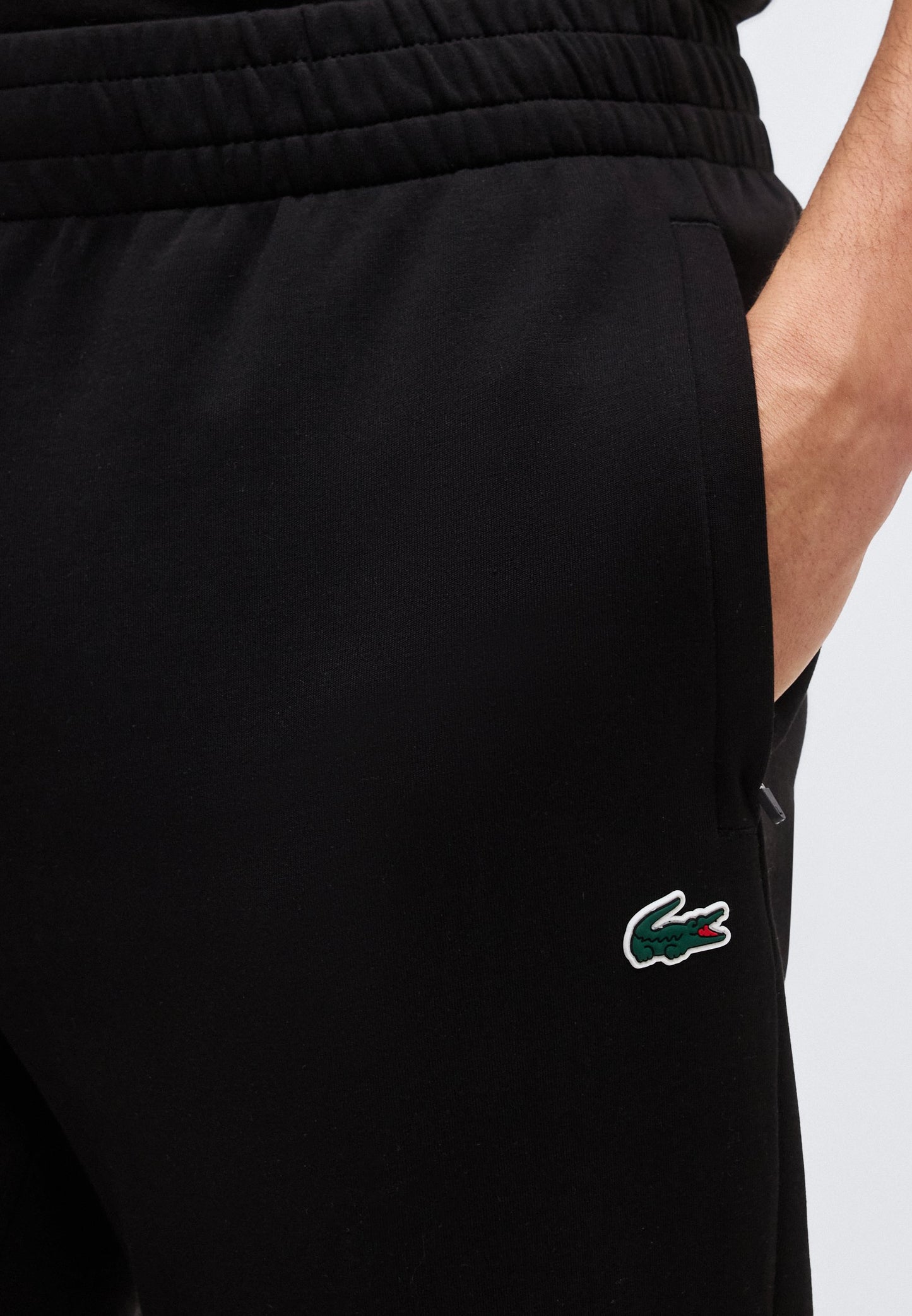 Lacoste Sport | Calças de Fato de Treino Pretas Ténis | Sweat Respirável