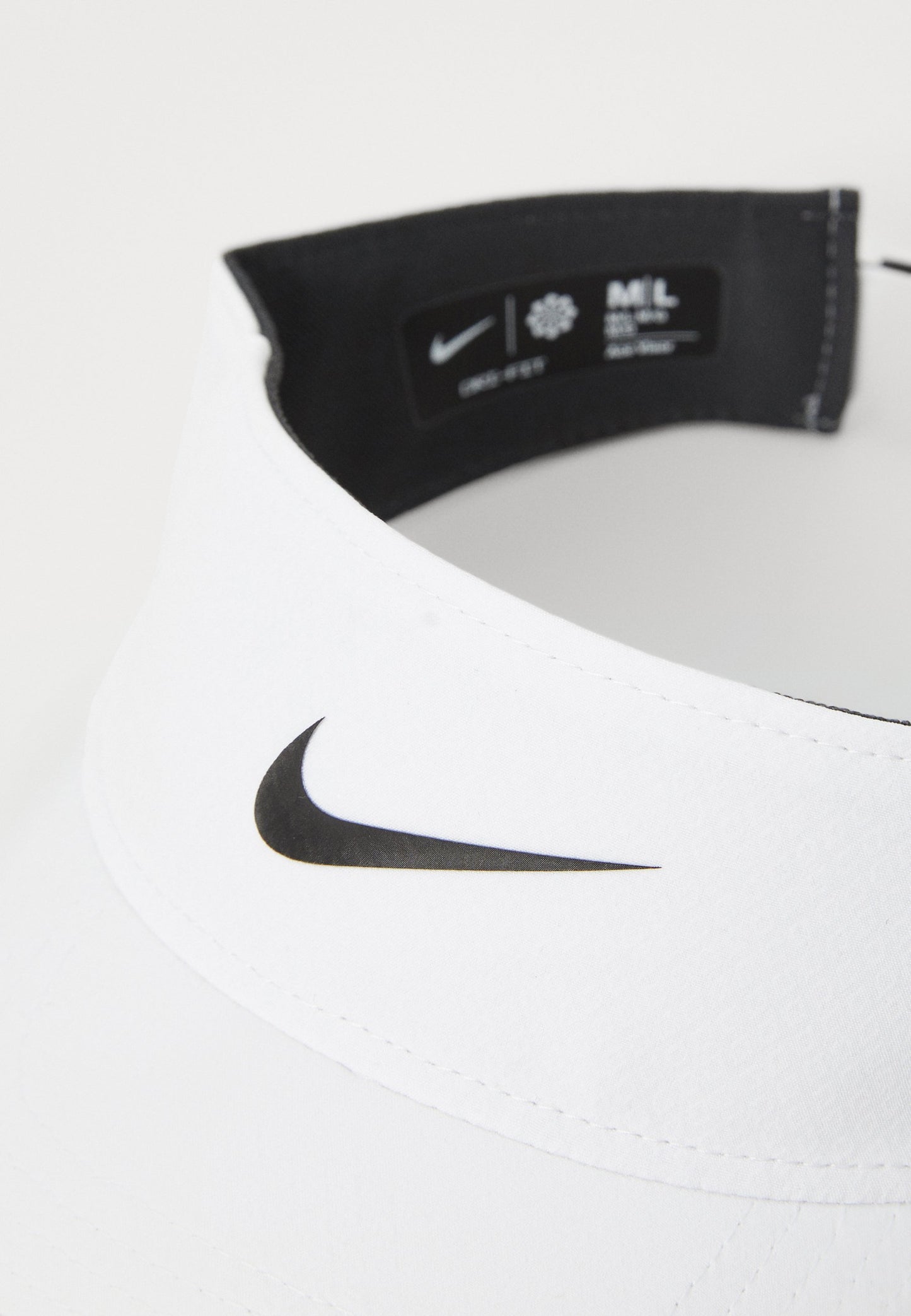 Nike Performance | ACE VISOR UNISEX Boné Branco/Antracite/Preto