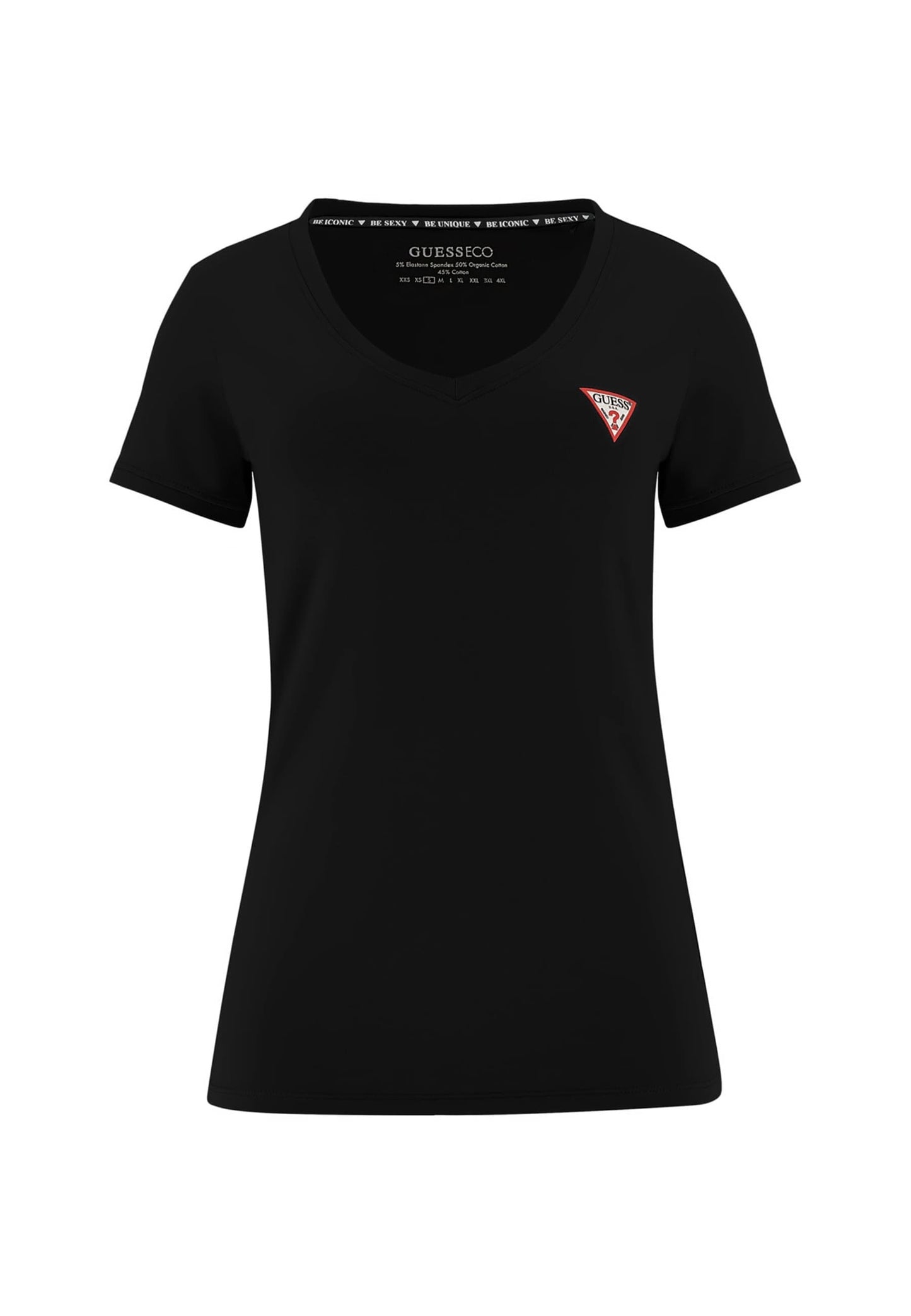 MINI TRIANGLE TEE — T-Shirt Básica Guess | Jet Black