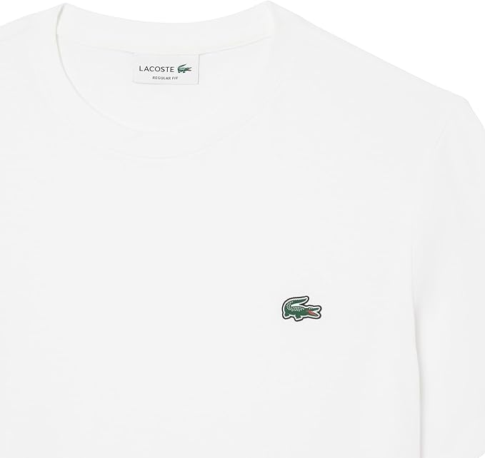 T-shirt Lacoste Masculina Regular Fit Crew Neck — Original