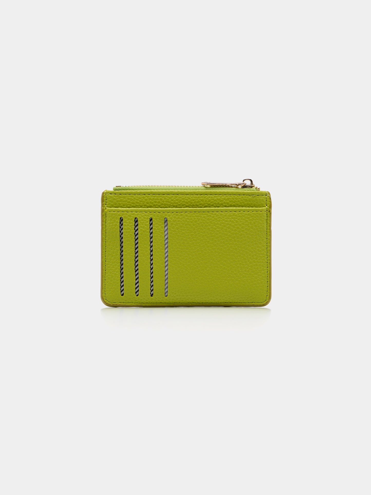 Porta-Cartões com Fecho Zip e Bolso Exterior