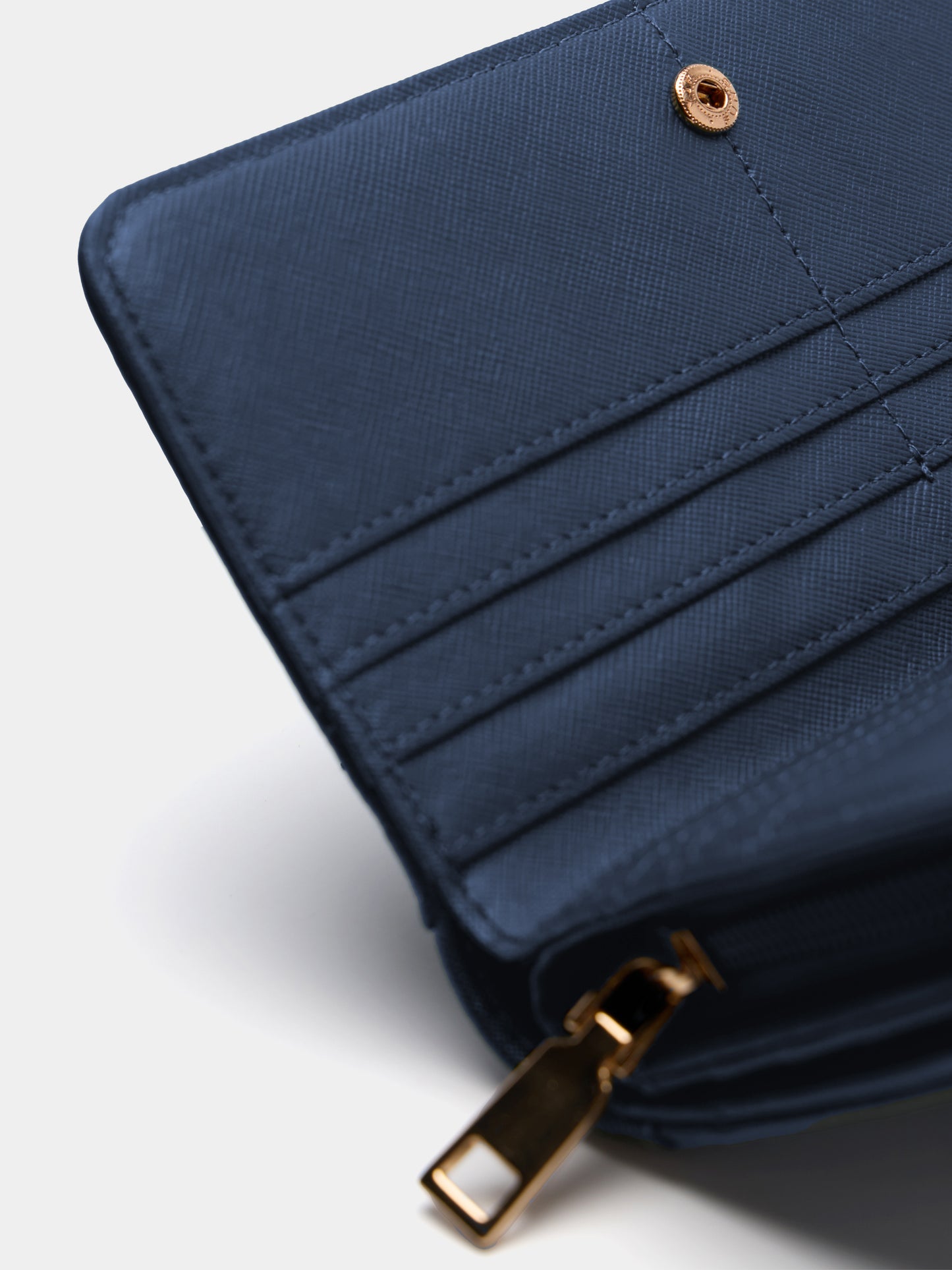 Porta-Moedas Dupla Aba com Fecho Zip