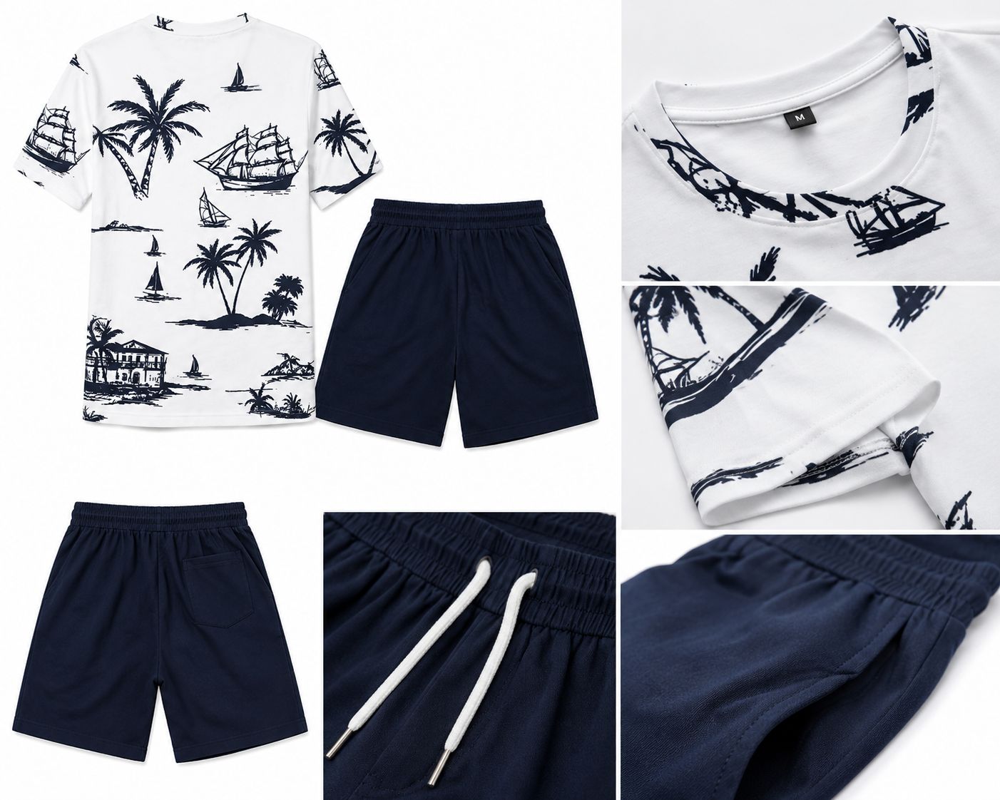 Conjunto Havaiano Masculino