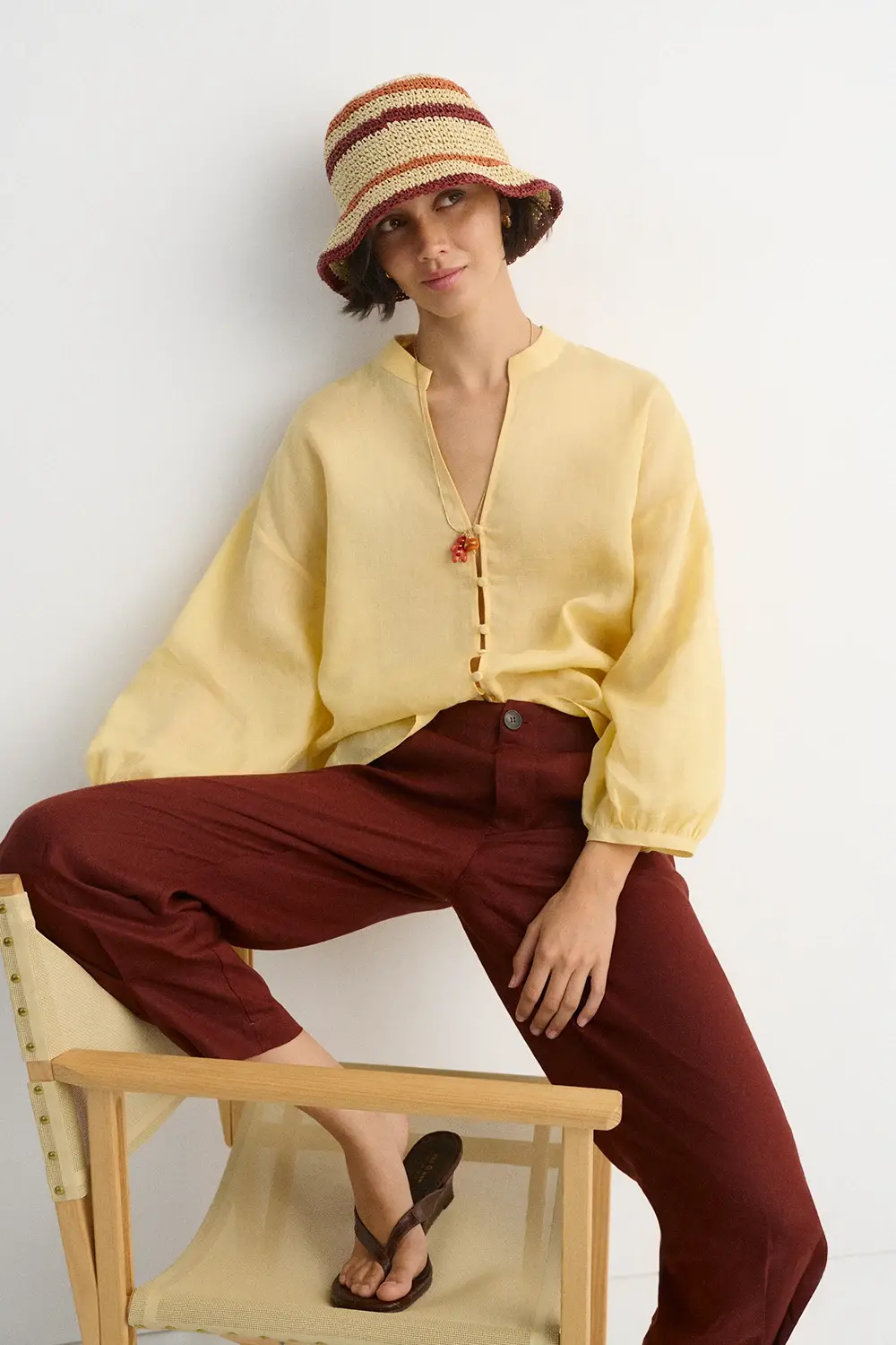 Chapéu Bucket Ciutadella Riscas — eseOese SS26