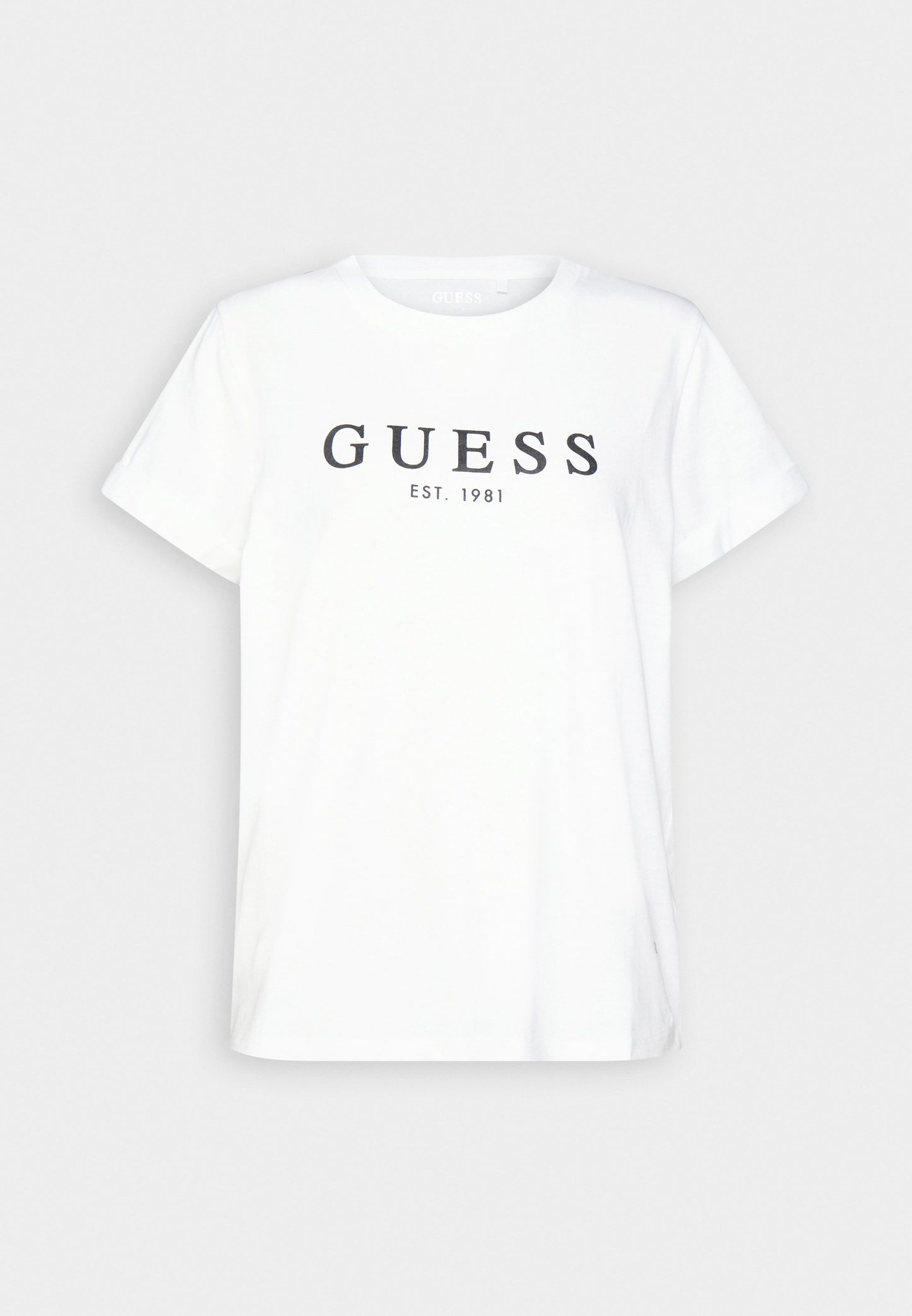 ROLL CUFF — T-Shirt Estampada Guess | Pure White