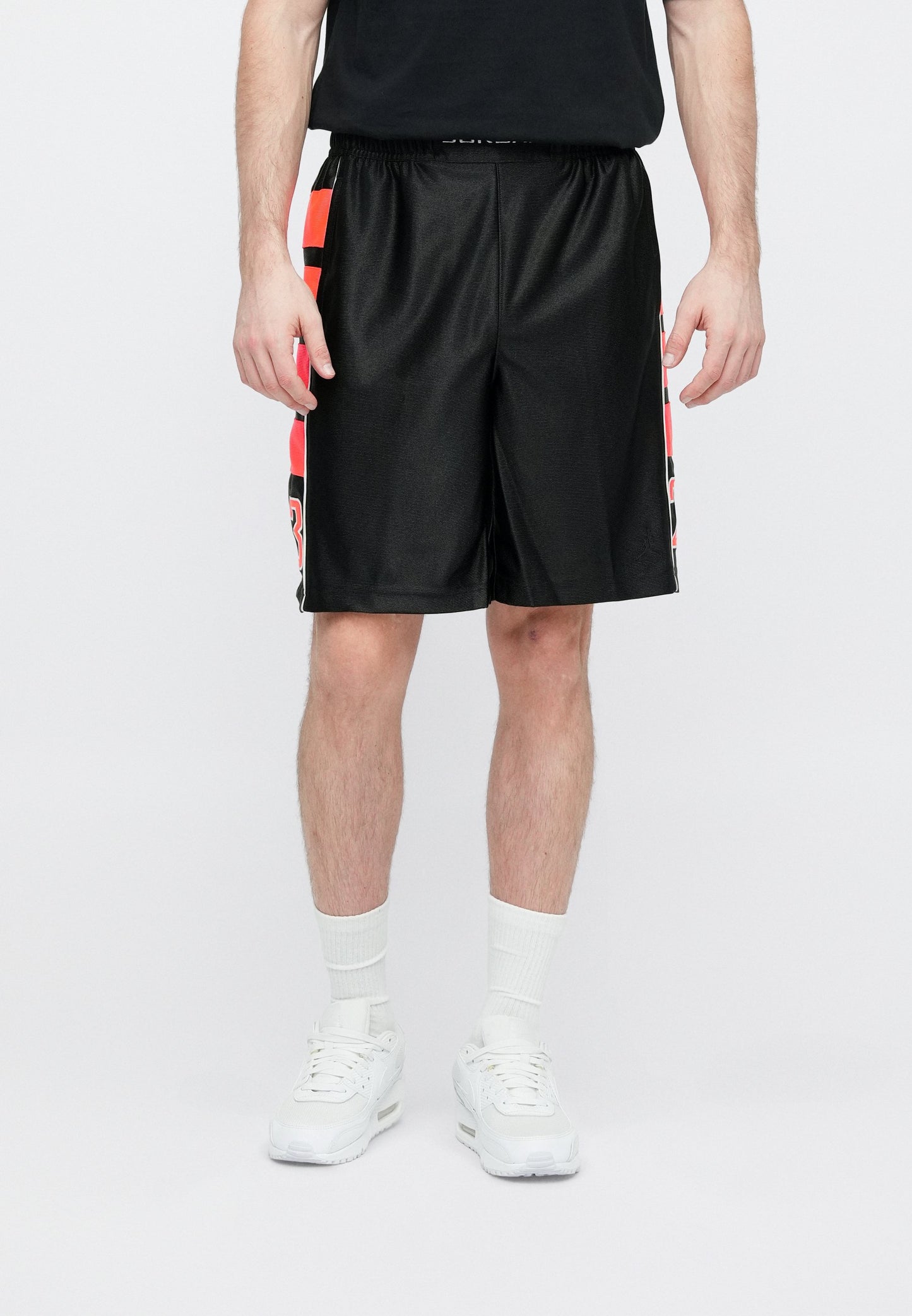 Jordan | M J BRK CAT SCRATCH SHORT Calções Treino Preto/Vermelho | Malha