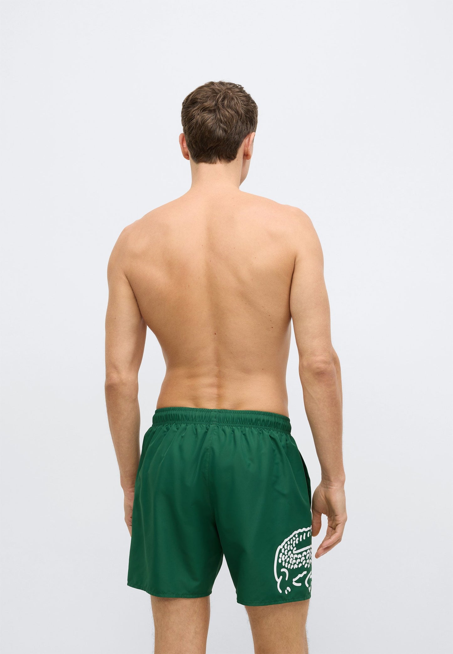 Lacoste | MAILLOT DE BAIN Calções de Banho Verde | Forro Integrado
