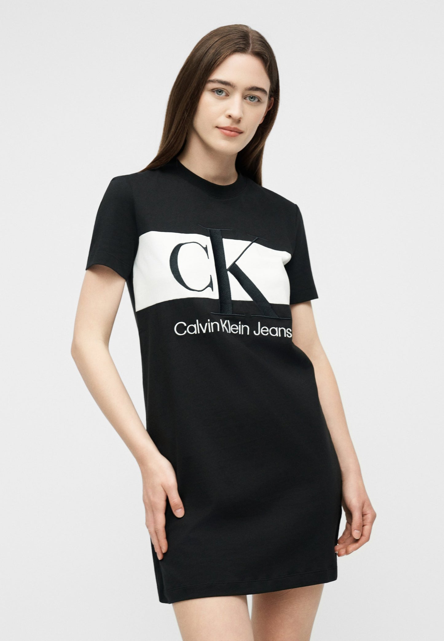 BLOCKING — Vestido T-Shirt Calvin Klein | Black