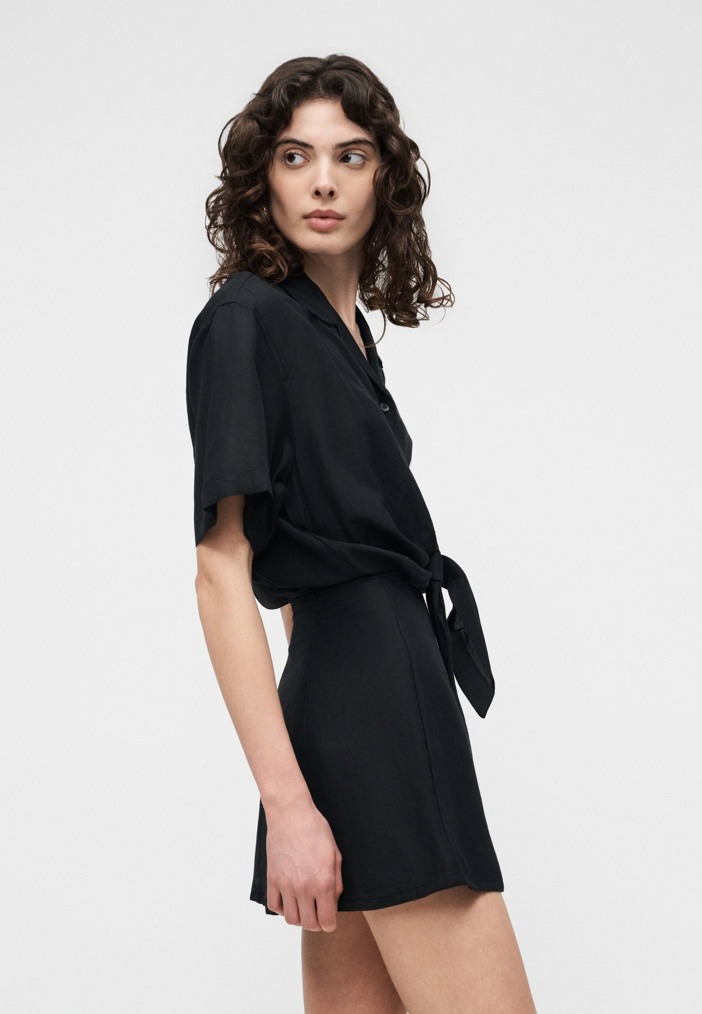 Diesel DSTALL | Vestido Camiseiro Black
