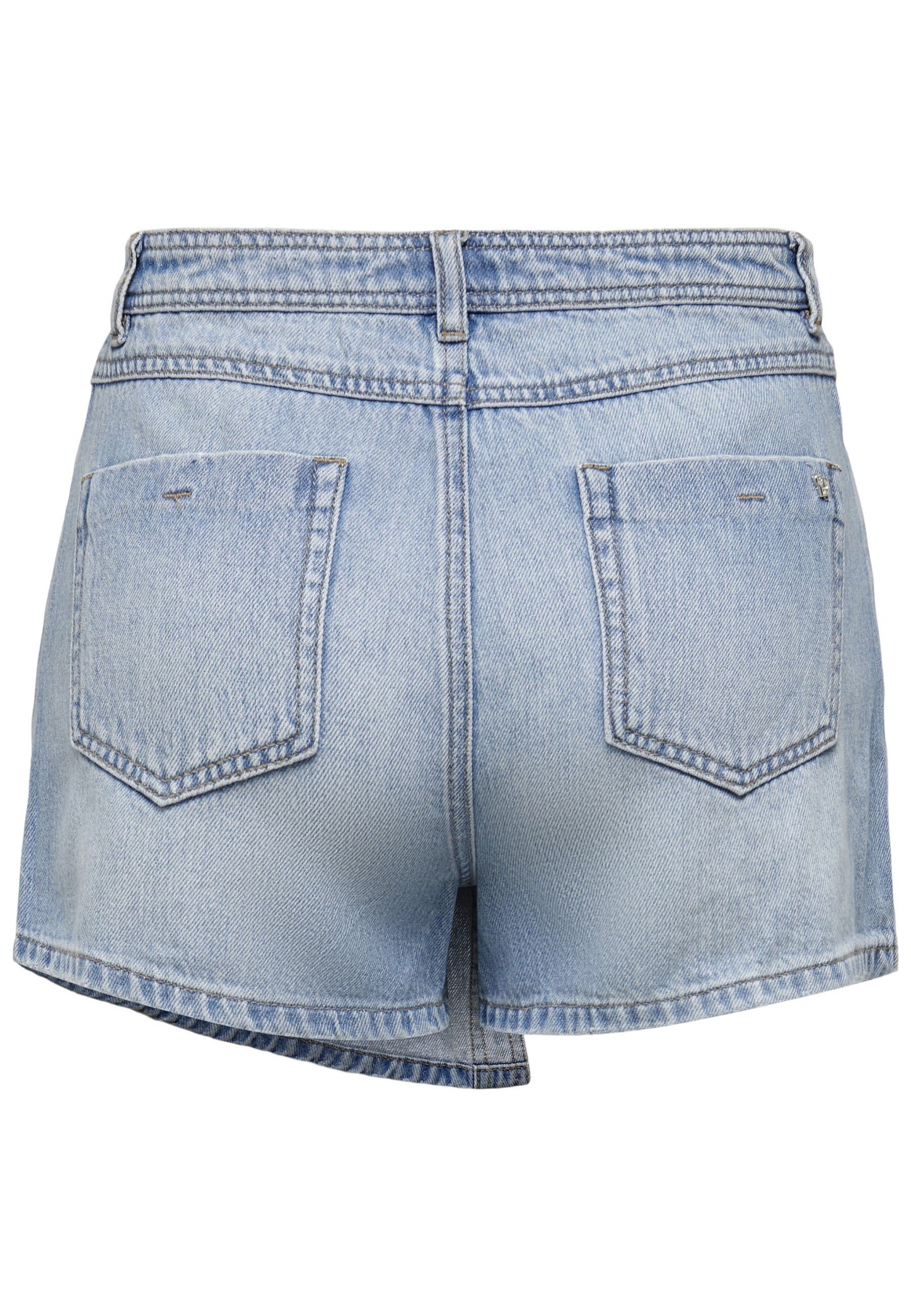 ONLY | ONLLESLY SKORT Saia-Calção Ganga Azul Claro | 100% Algodão