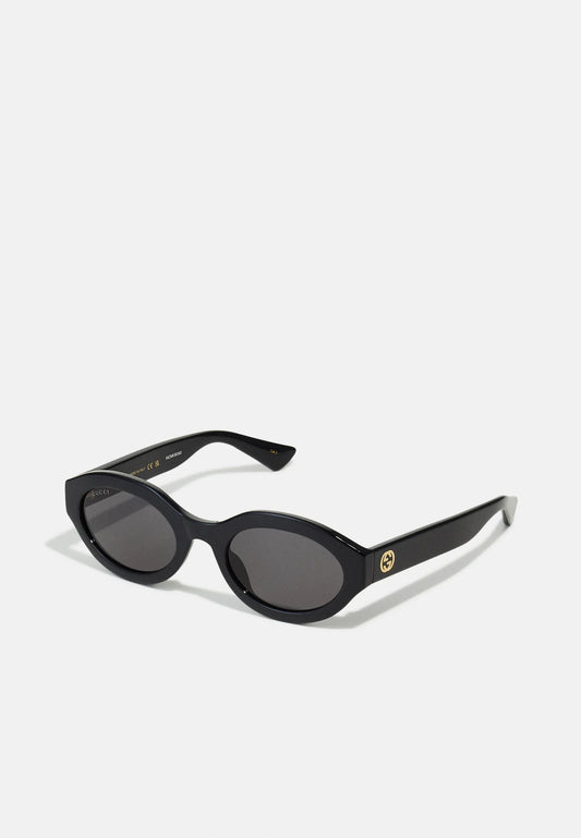 Gucci — Óculos de Sol Oval | Black/Grey | Proteção UV | Modelo 30014850-001