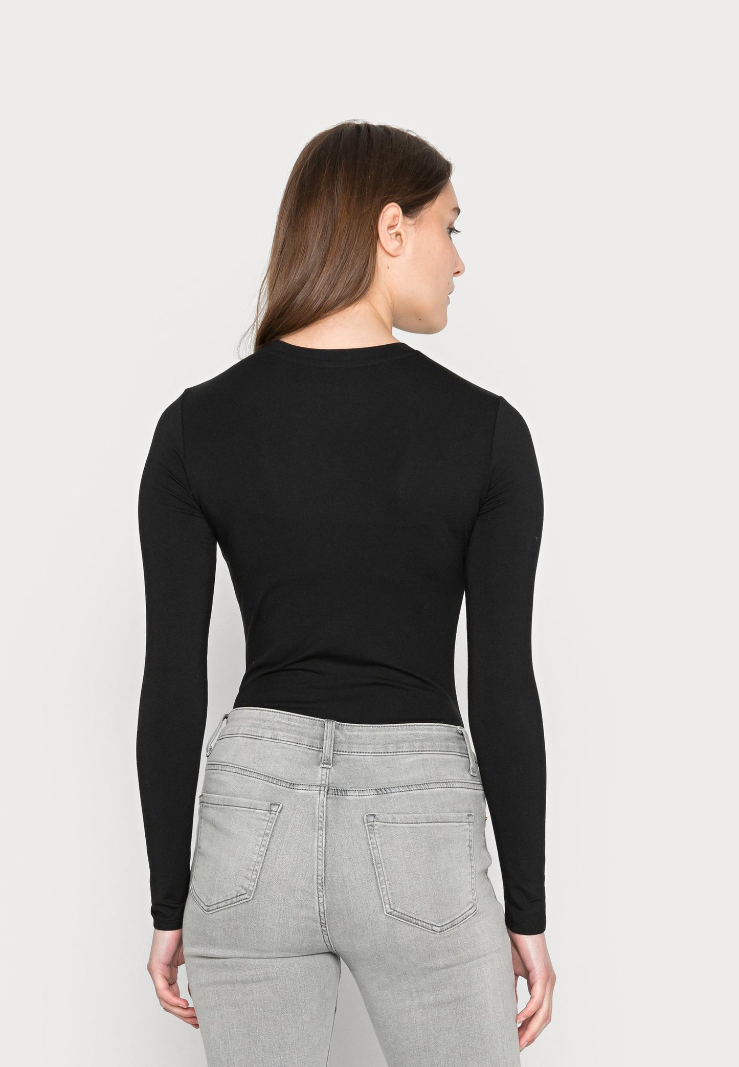 LOGO BODY — Camisola de Manga Comprida Guess | Jet Black