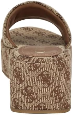 Sandália Feminina GUESS Bintai — Cunha com Logo Icónico