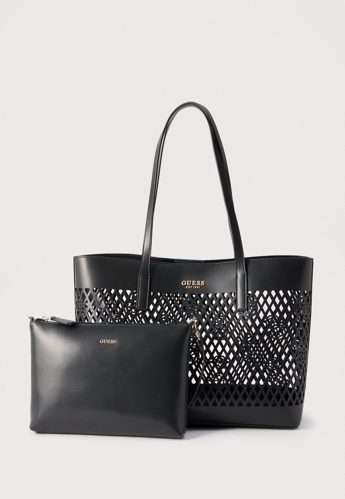 Guess | LETTY 2 IN 1 Saco de Mão Preto