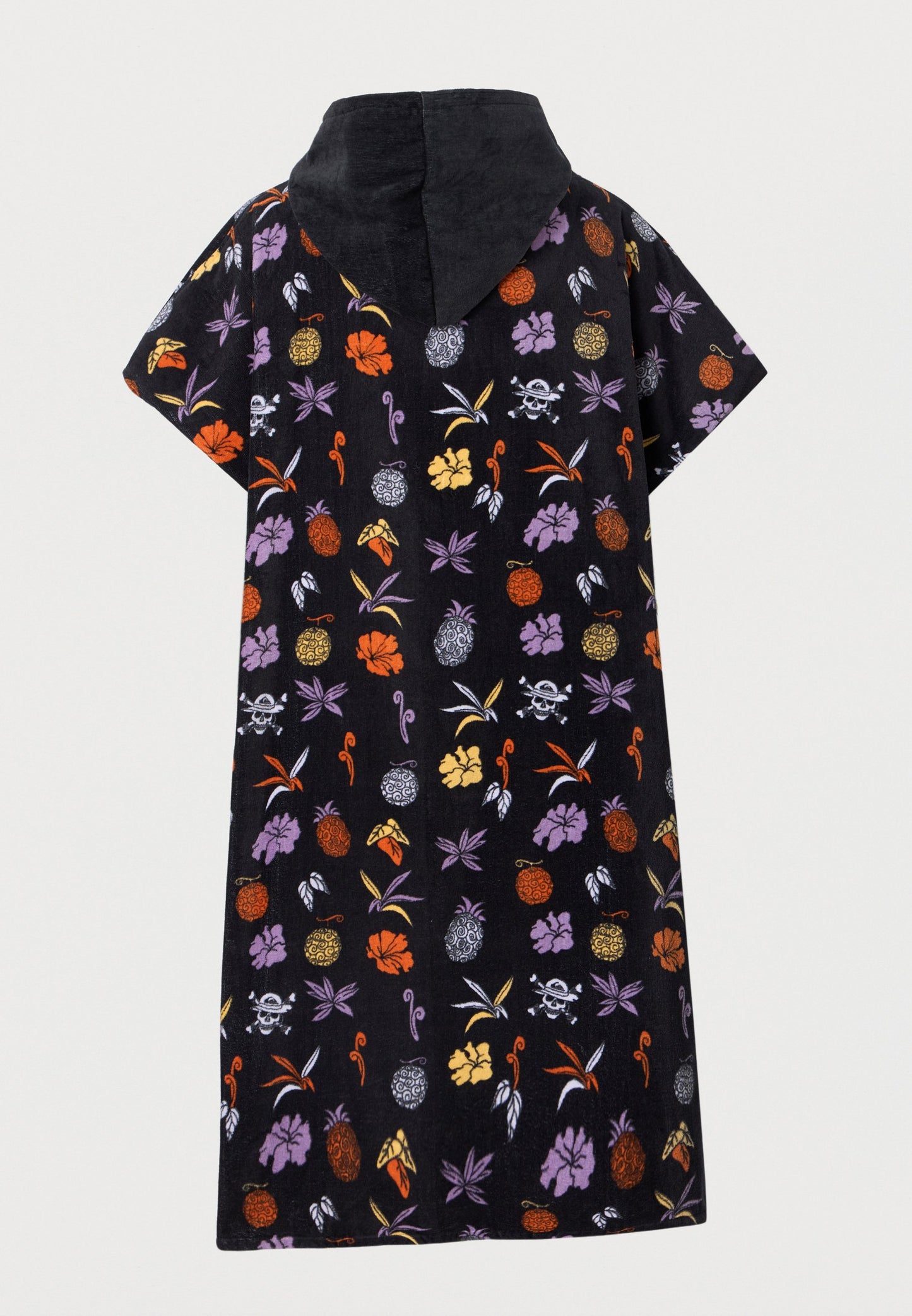 Quiksilver | HOODIE TOWEL UNISEX Toalha com Capuz Antracite | Padrão Floral