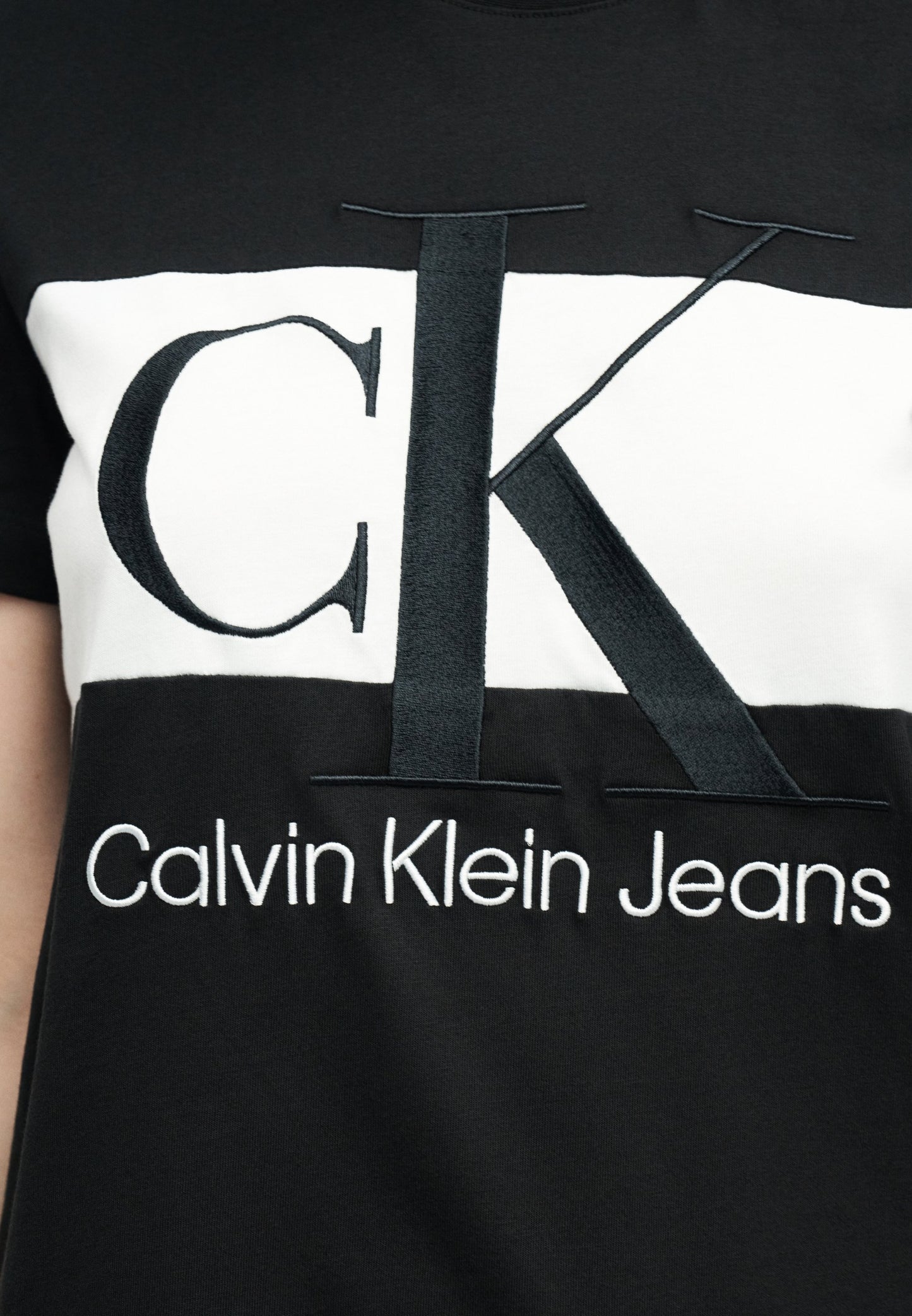 BLOCKING — Vestido T-Shirt Calvin Klein | Black