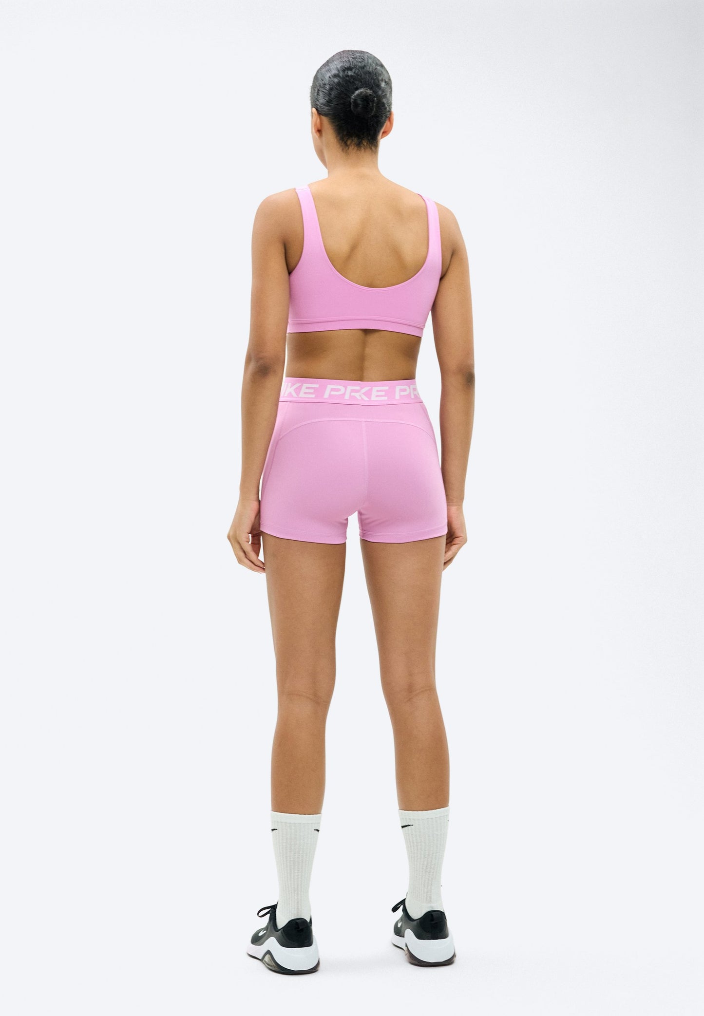 Nike Performance — Short Leggings Pro | Light Magenta/White | Cintura Subida