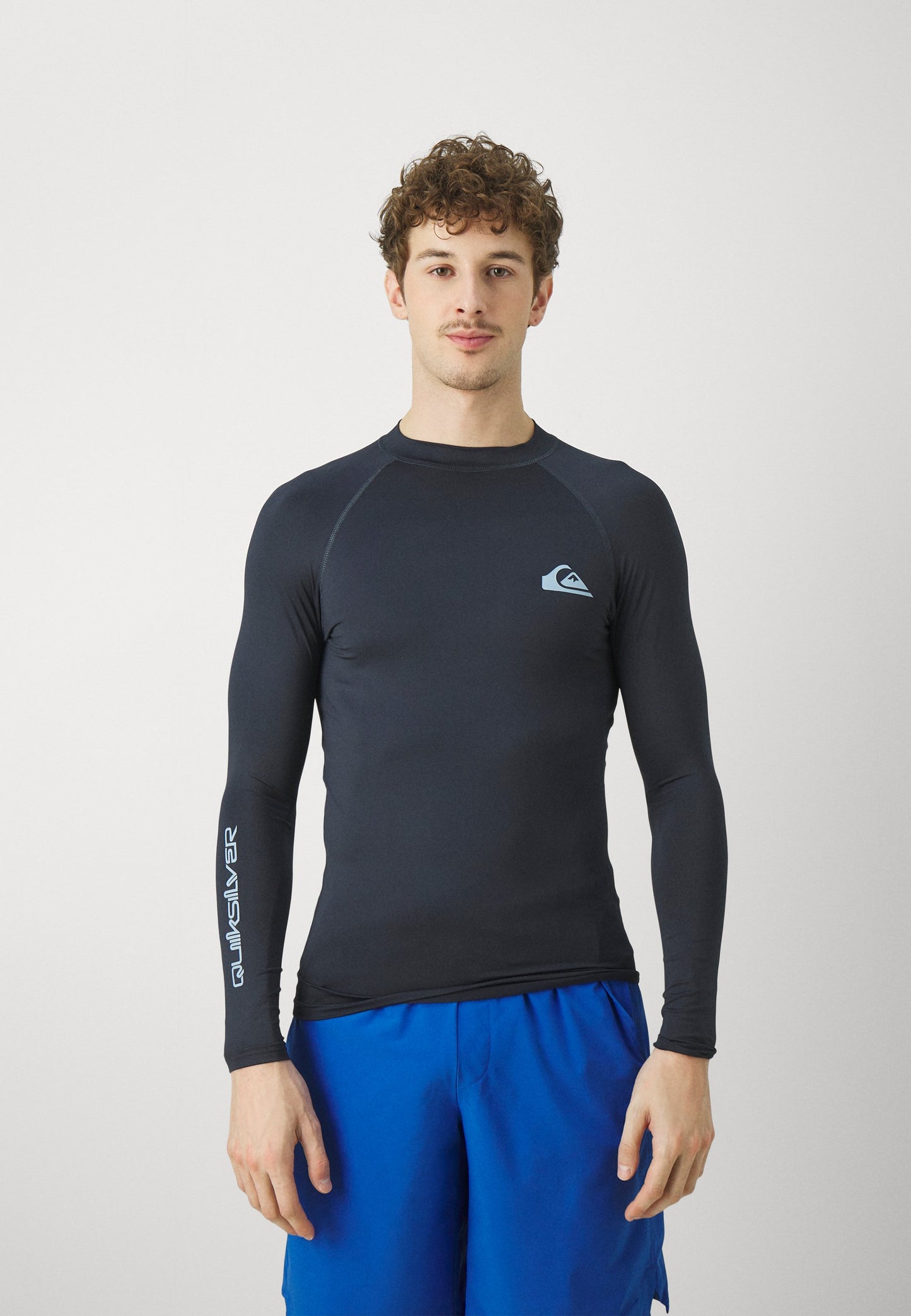 Quiksilver | EVERYDAY UPF50 LS Camisola Proteção Solar Azul Escuro | UPF 50+