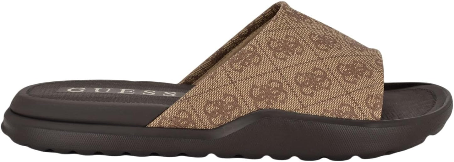 Chinelo Masculino GUESS Magaria — Slide com Logo Quattro G