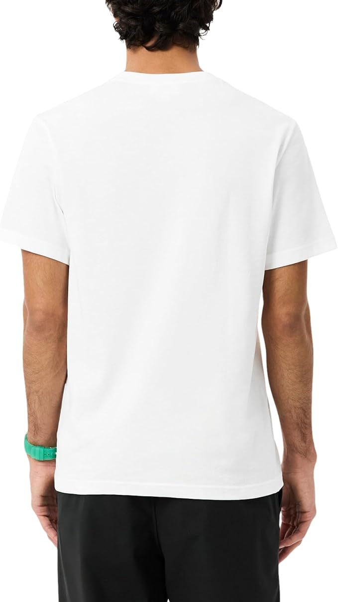 T-shirt Lacoste Masculina Regular Fit Crew Neck — Original
