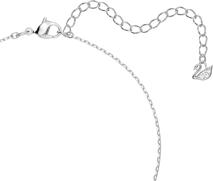 Swarovski Swan | Colar / Pendênte Cisne | Dancing Stone | Cristal | Banho Ródio