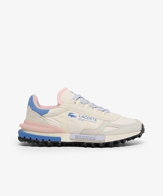 Lacoste Elite Active Feminina — Sapatilha Retro em Nylon e Camurça Original Lacoste