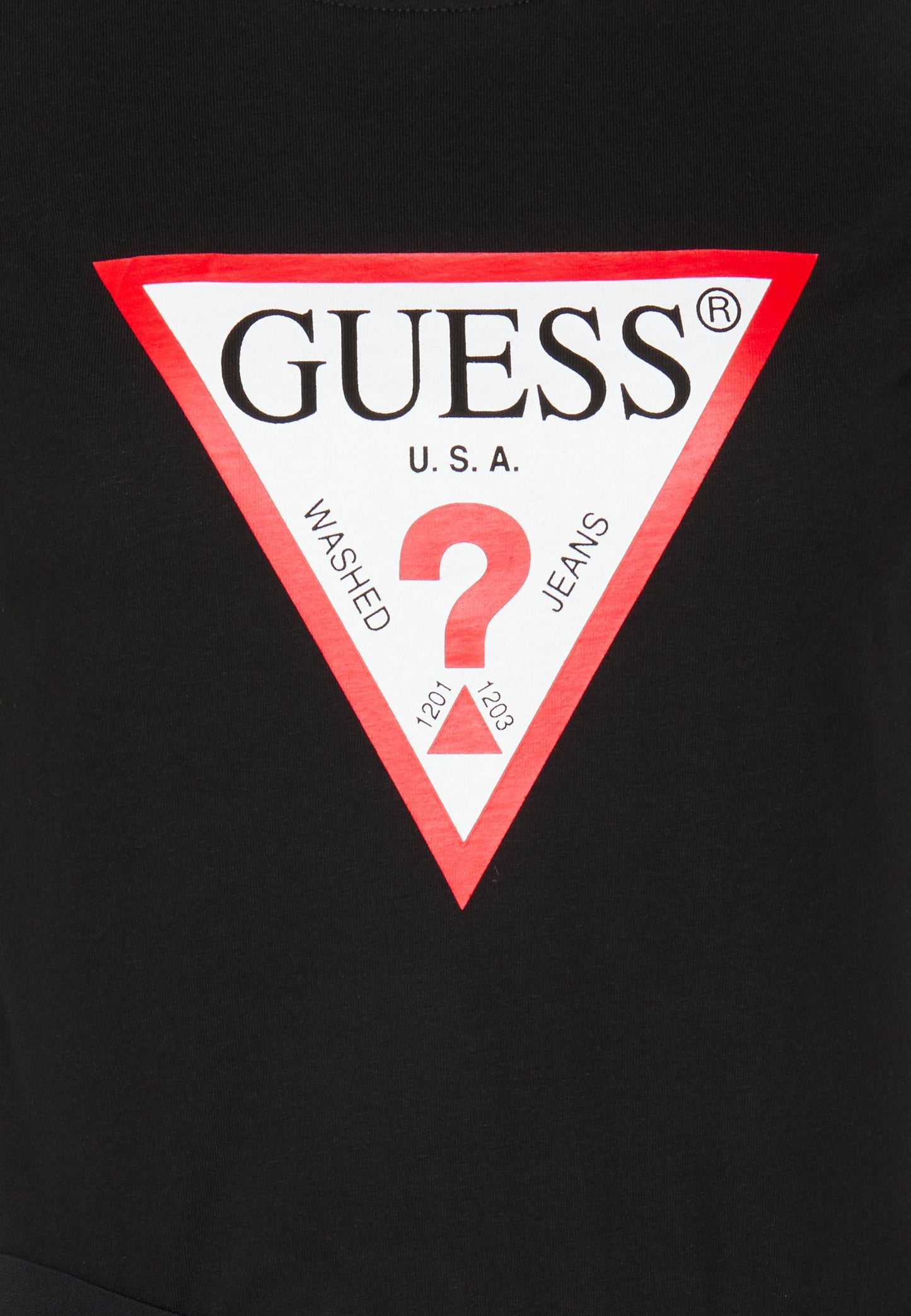 ORIGINAL TEE — T-Shirt Estampada Guess | Jet Black