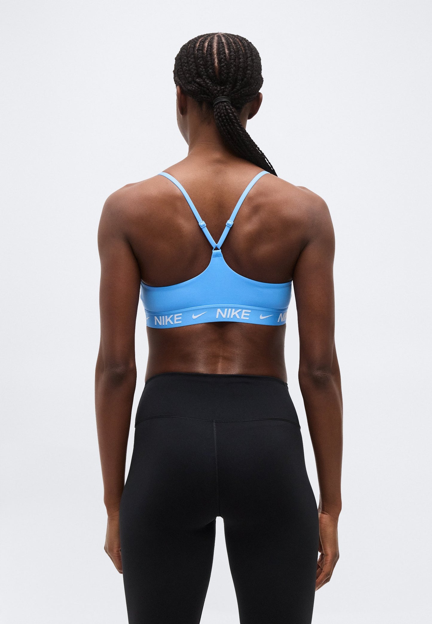 Nike Performance | INDY BRA Sutiã Desportivo Suporte Ligeiro Azul