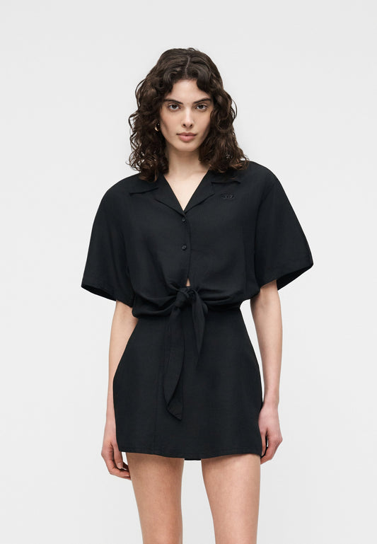 Diesel DSTALL | Vestido Camiseiro Black