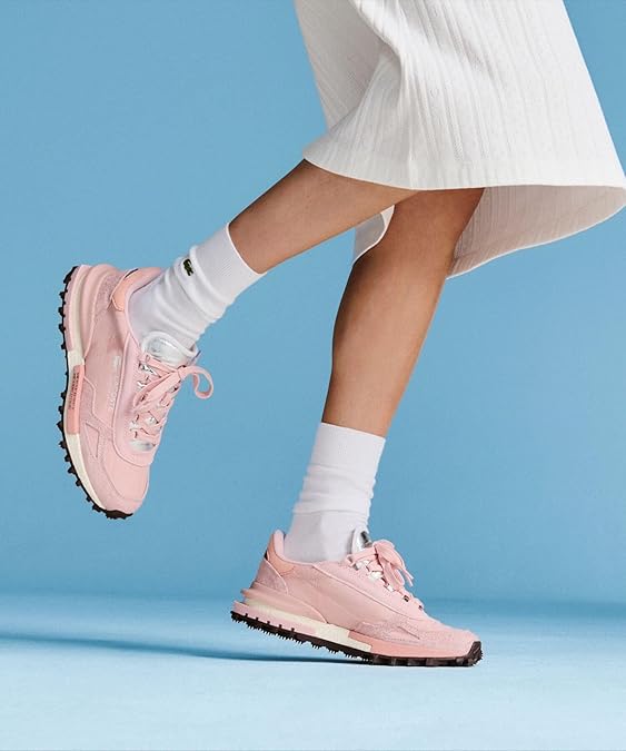 Lacoste Elite Active Feminina Rosa — Sapatilha Retro Original Lacoste