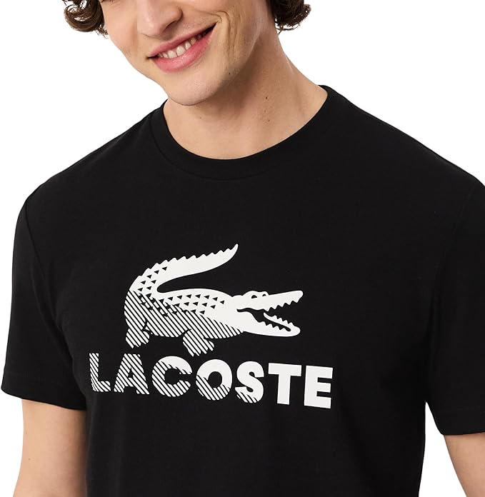 T-shirt Lacoste Masculina Regular Fit com Estampa — Original