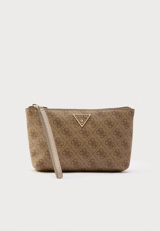 Guess | LAUREL WRISTLET Carteira de Mão Latte