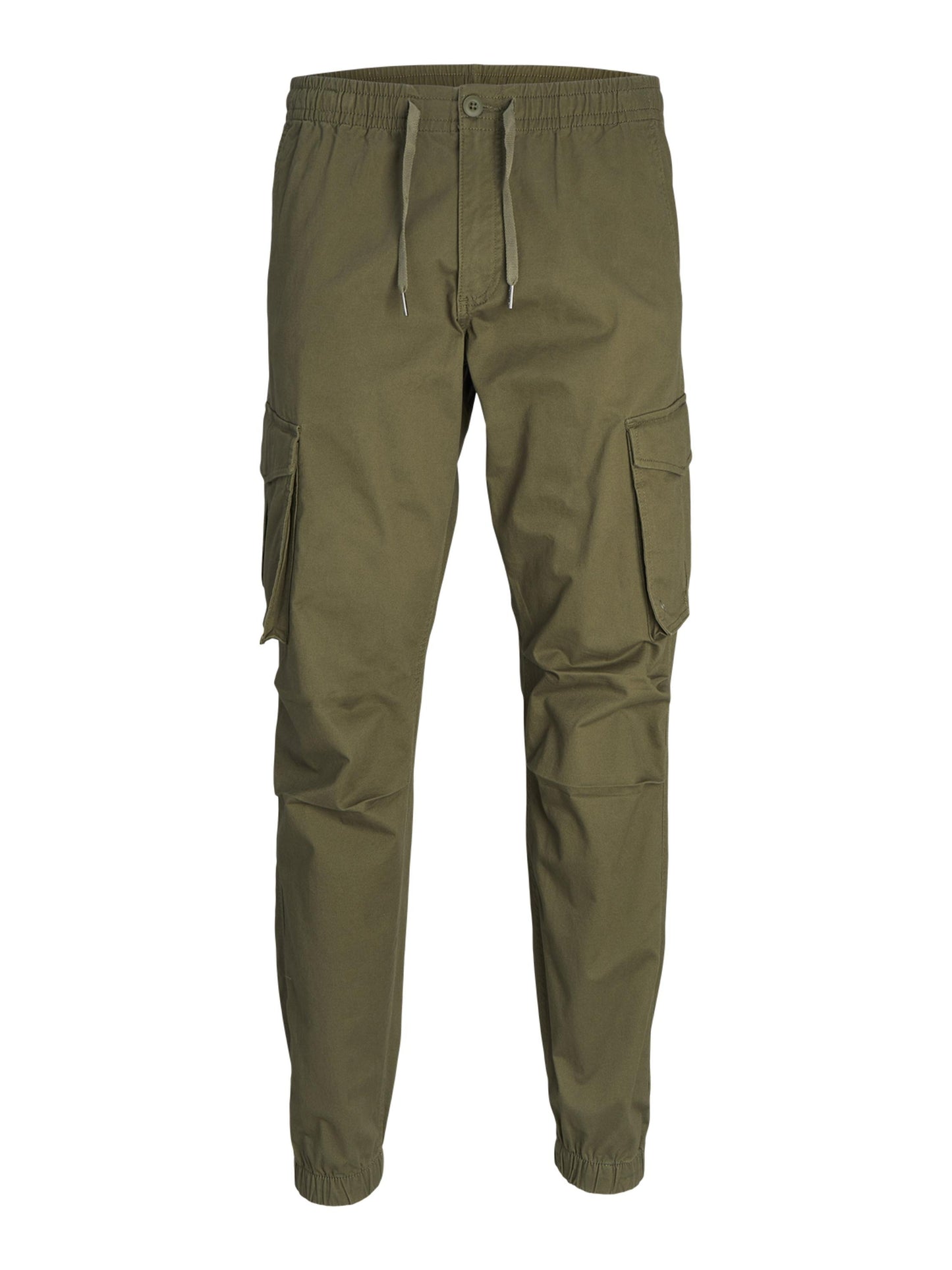 Jack & Jones | JPSTKANE NOAH CUFFED Calças Cargo Verde Oliva | Algodão