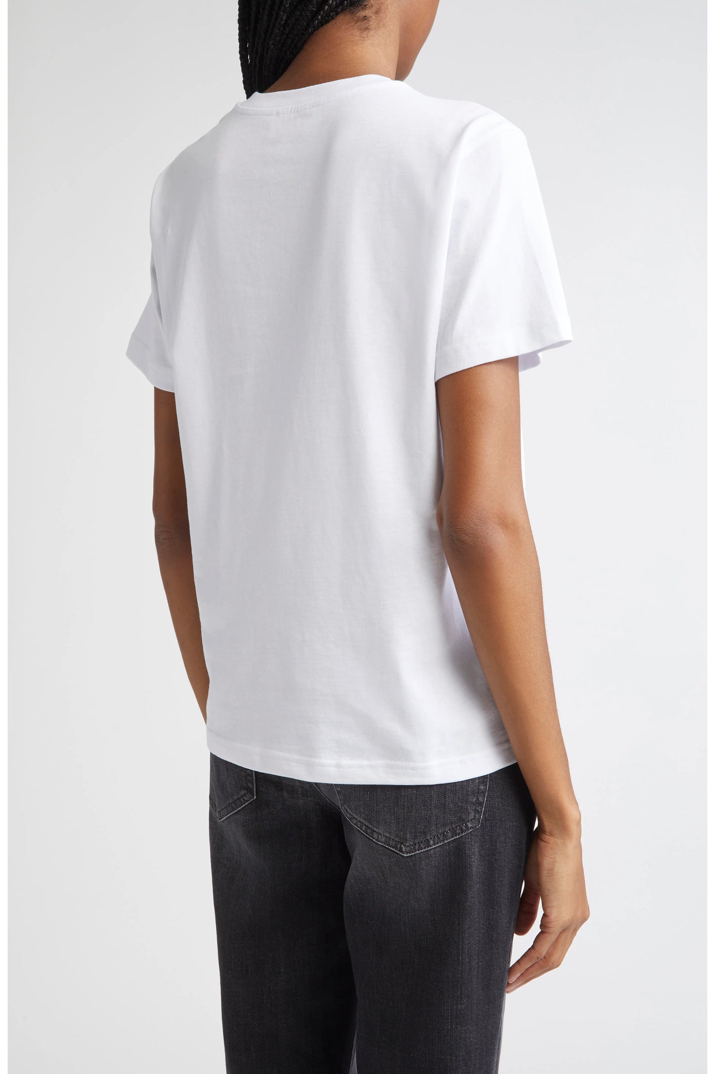DIESEL — T-Shirt Metallic Oval D com Cutout em Algodão Orgânico