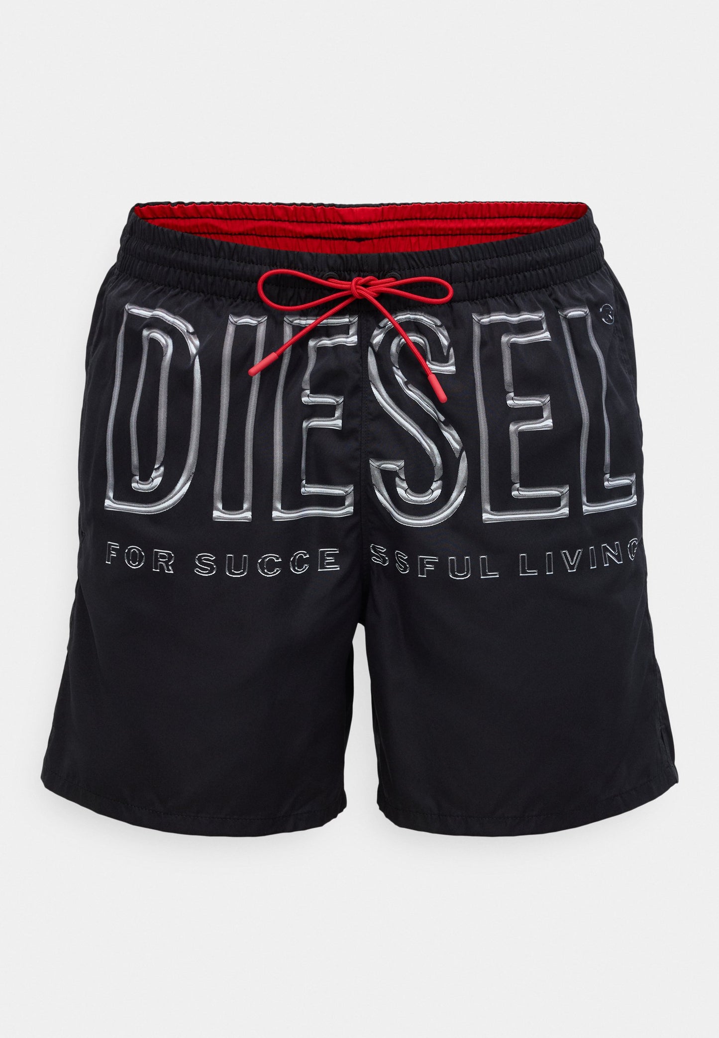 Diesel | SOCCER-41-D-CORE Calções de Banho Preto | Bolsos Laterais e Traseiro