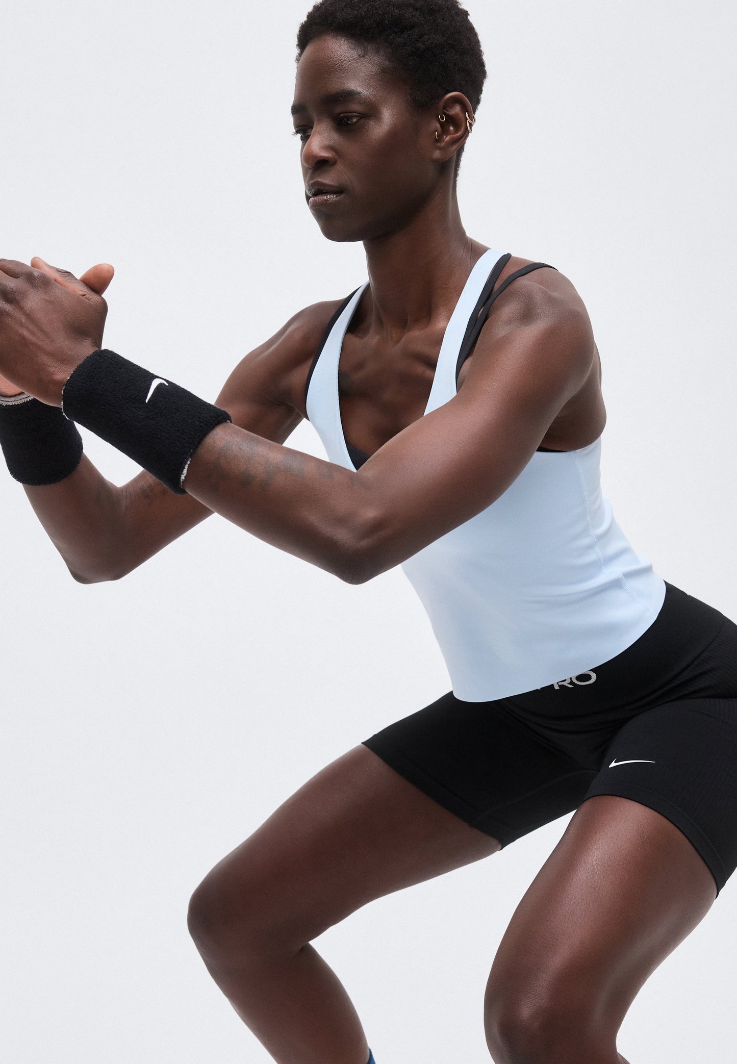 Nike Performance | Leggings Pretas/Brancas Dri-FIT | Treino e Fitness