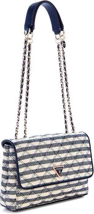 GUESS Giully II — Mala de Ombro Acolchoada Argyle com Alça