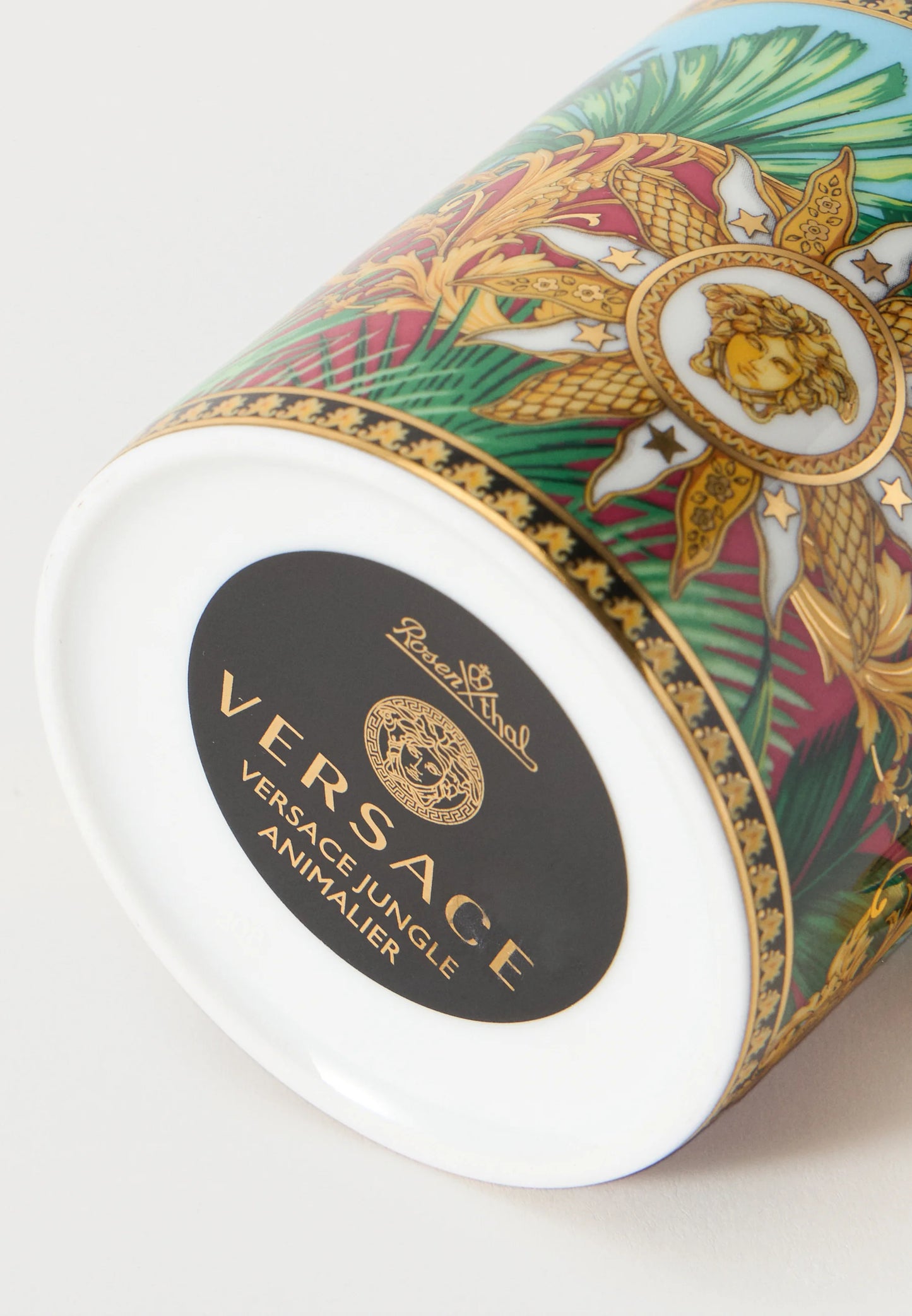 MUG WITH HANDLE — Chávena de Porcelana Versace | Orange/Green/Multi