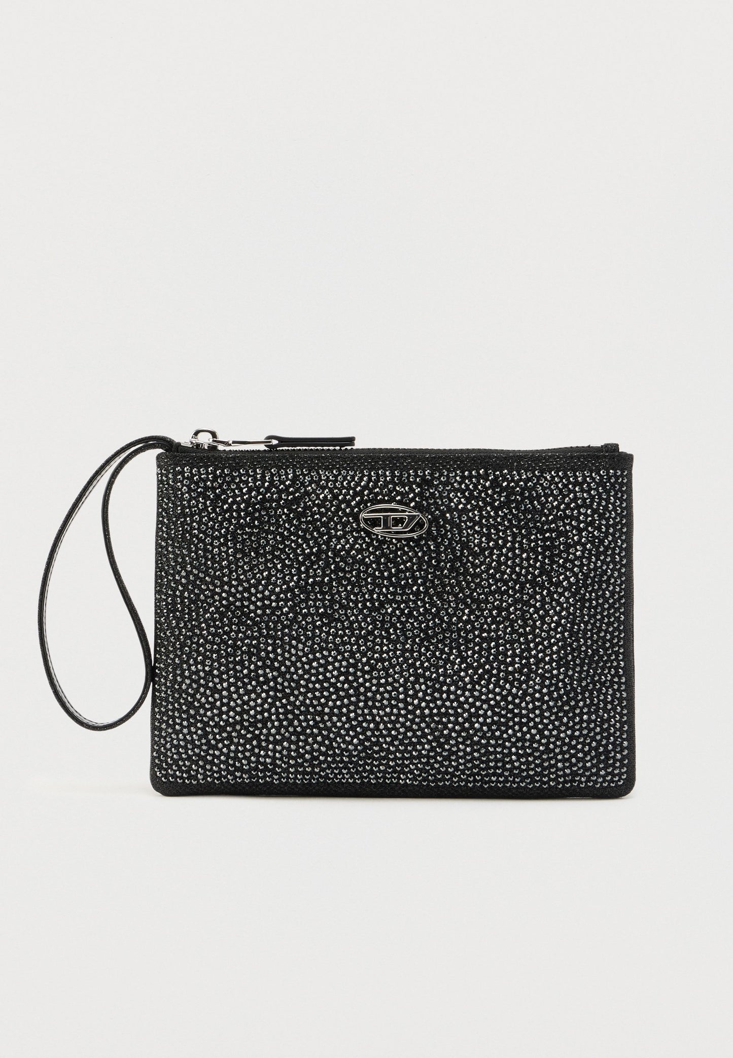 Diesel | PLAY POUCH Carteira de Mão Preta com Strass