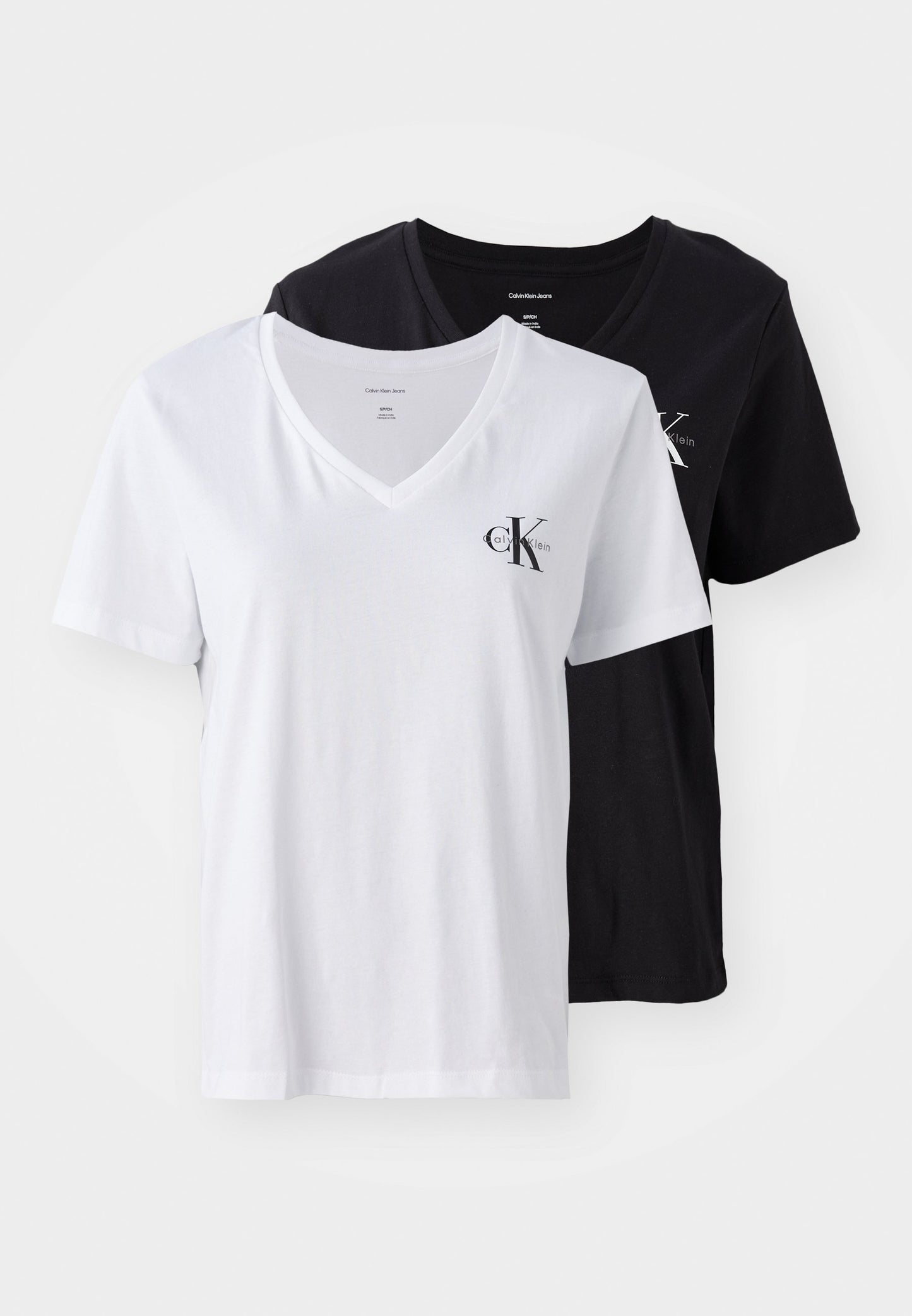 MONOLOGO TEE 2 PACK — T-Shirt Básica Calvin Klein | Black/White