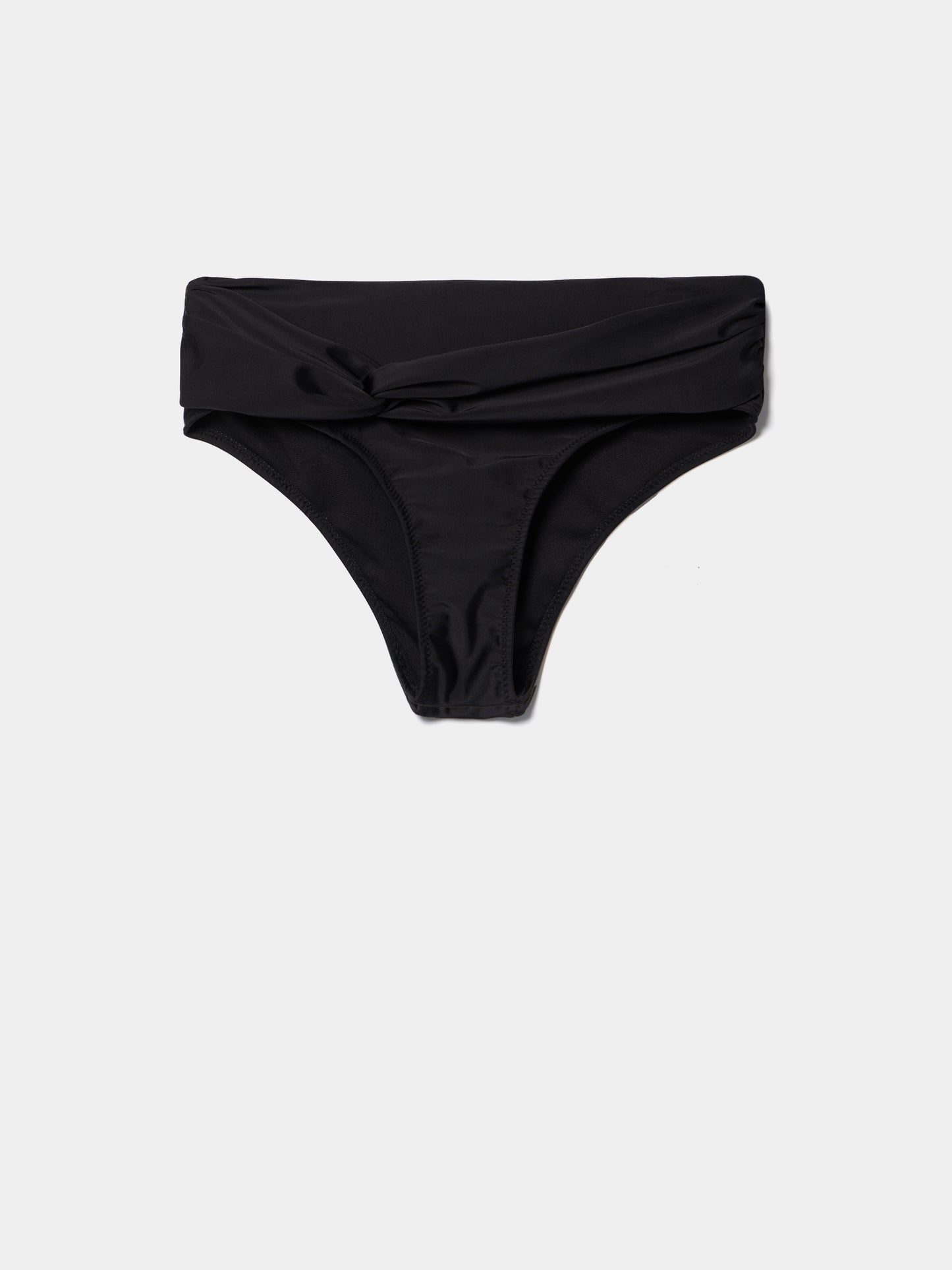 Biquíni com Franzido e Drapeado | Top + Cueca de Cintura Média