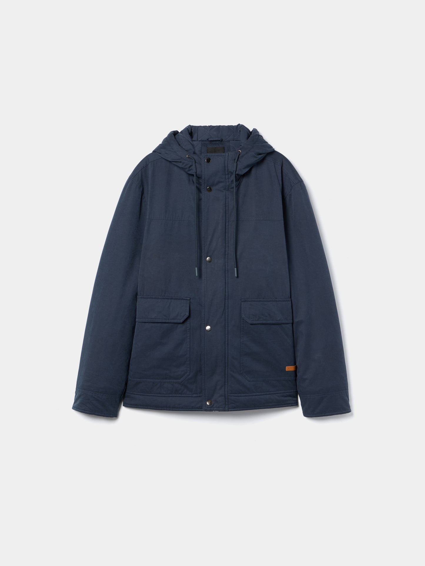 Parka com Carapuço Ajustável e Bolsos Frontais