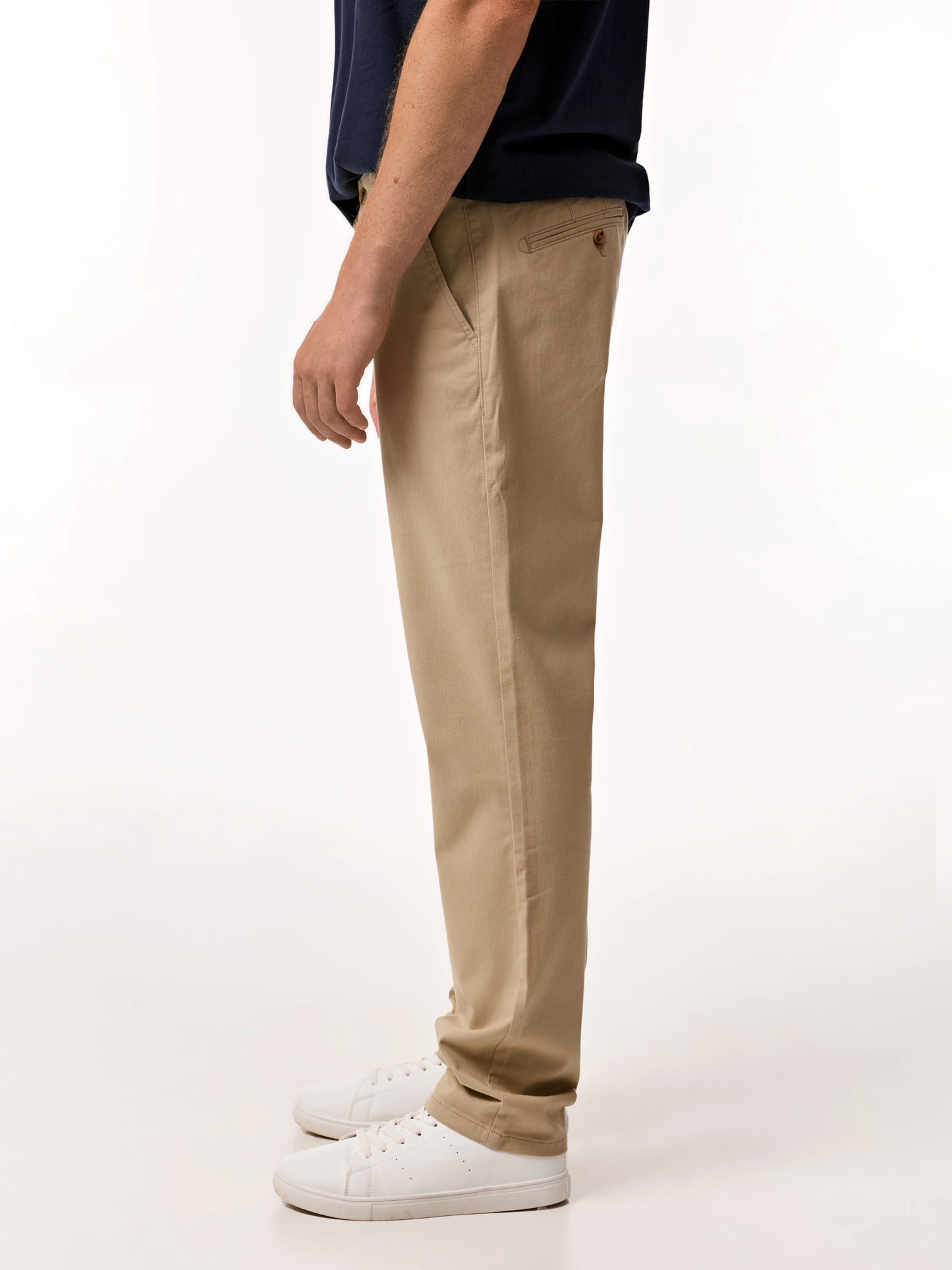 Pack 2 Calças Chino em Algodão | 4 Bolsos, Fecho de Correr — €39,90