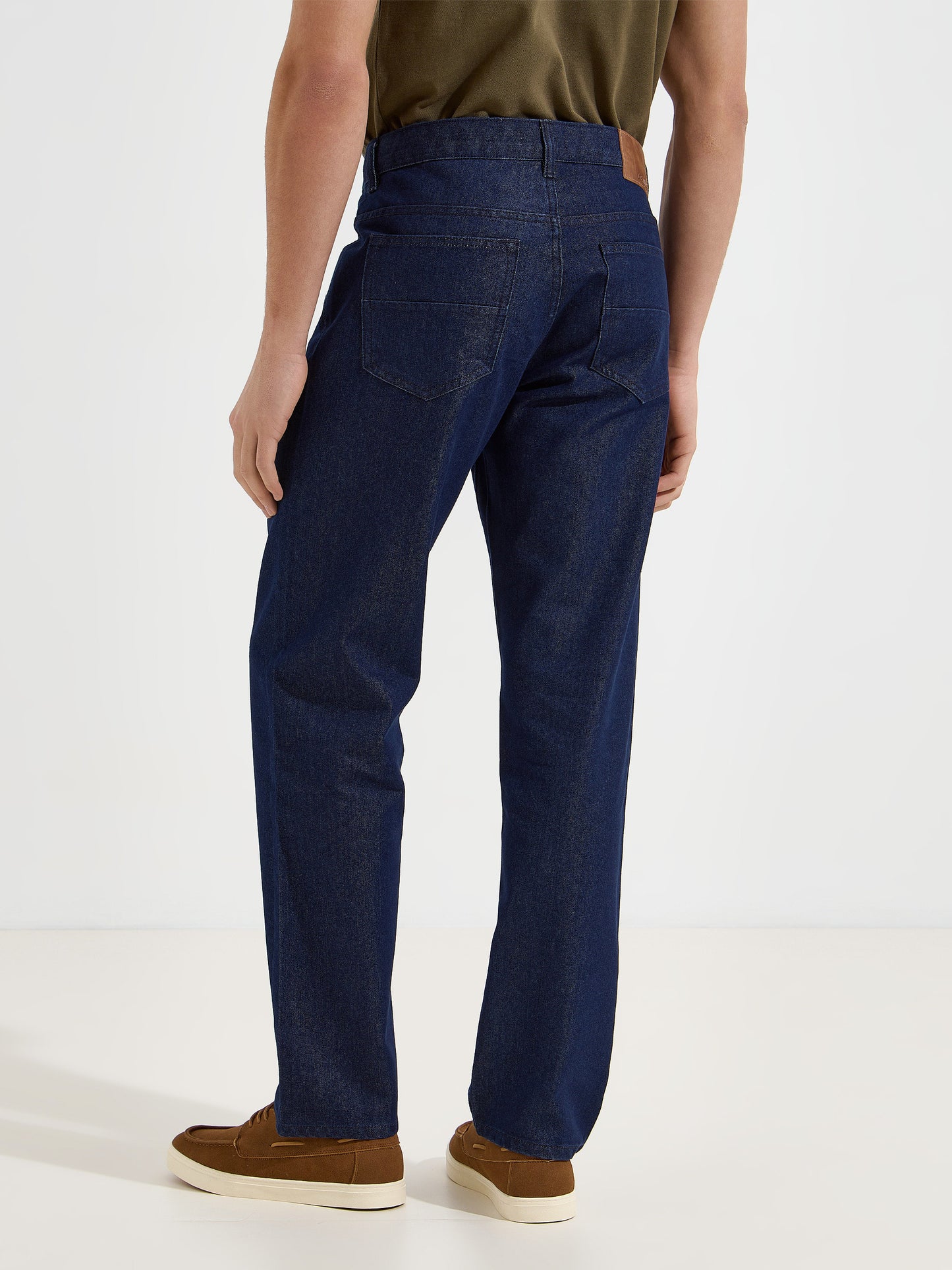 Calças de Ganga Regular Fit | Cintura Média, 5 Bolsos — 38 a 50