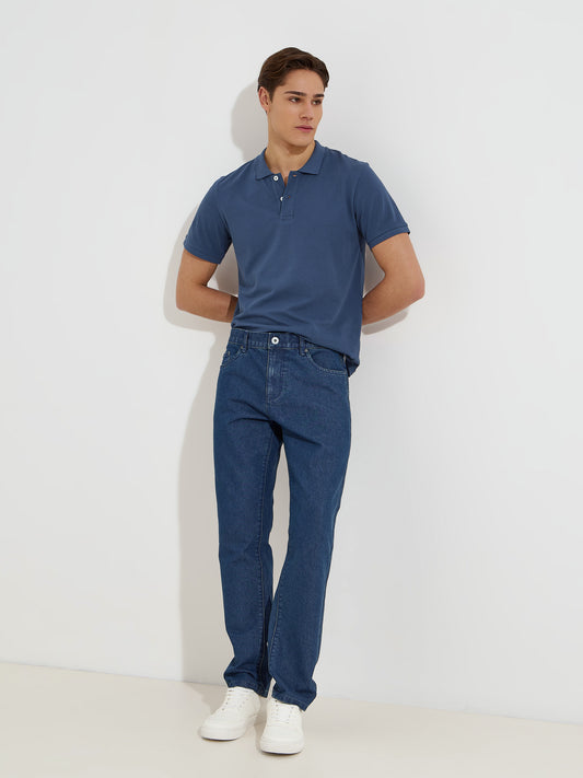 Calças de Ganga Regular Fit | Várias Cores — Cintura Média e 5 Bolsos