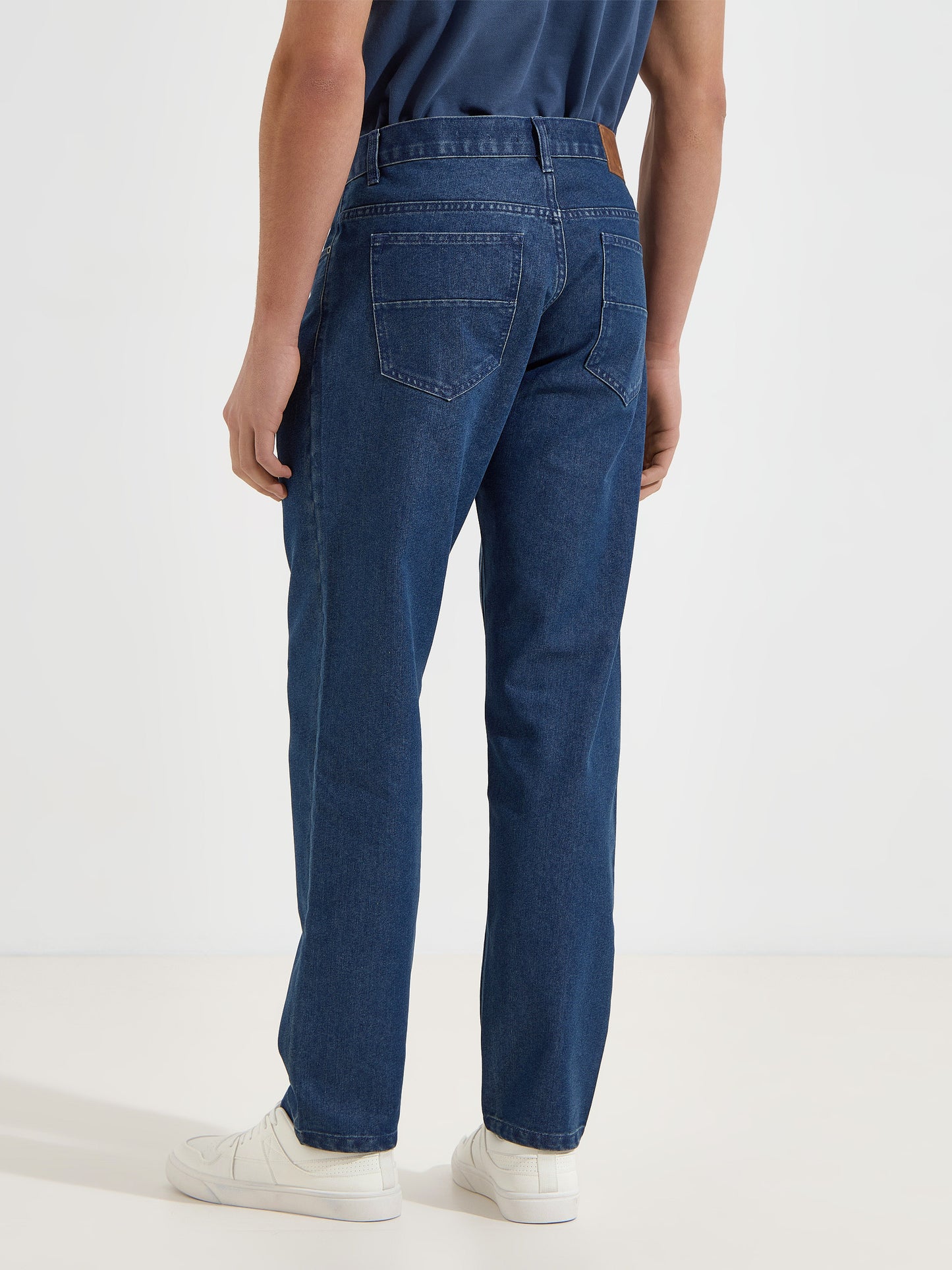 Calças de Ganga Regular Fit | Várias Cores — Cintura Média e 5 Bolsos