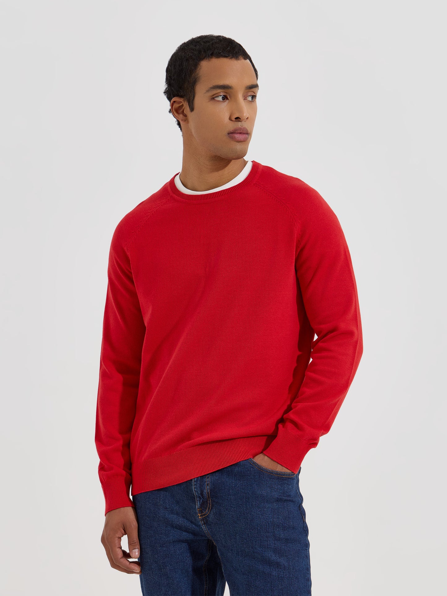 Camisola de Malha com Manga Comprida