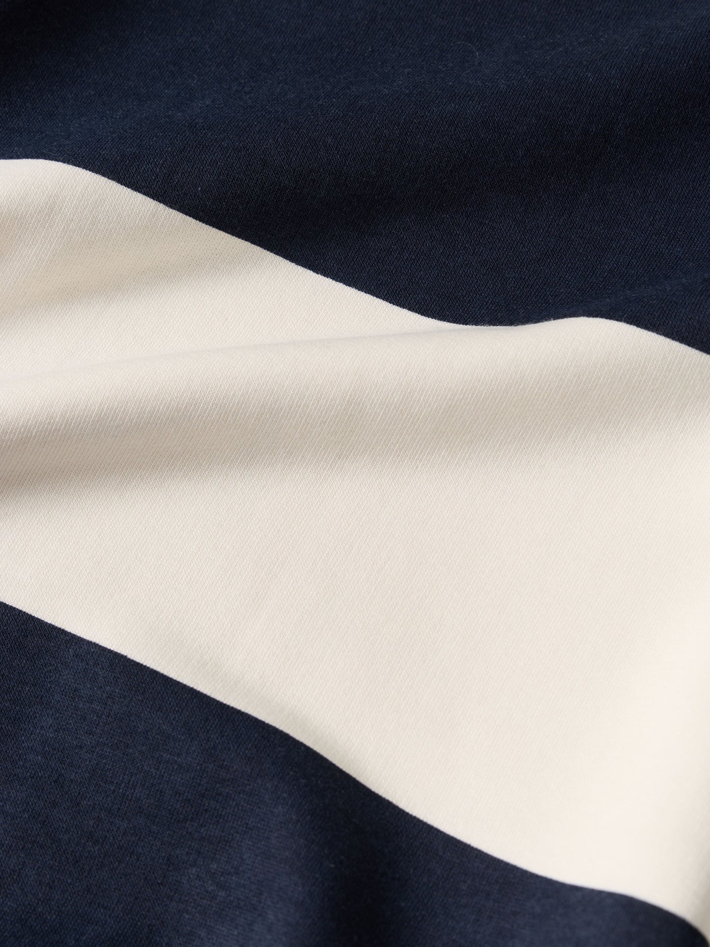 Camisola de Felpa às Riscas com Manga Comprida