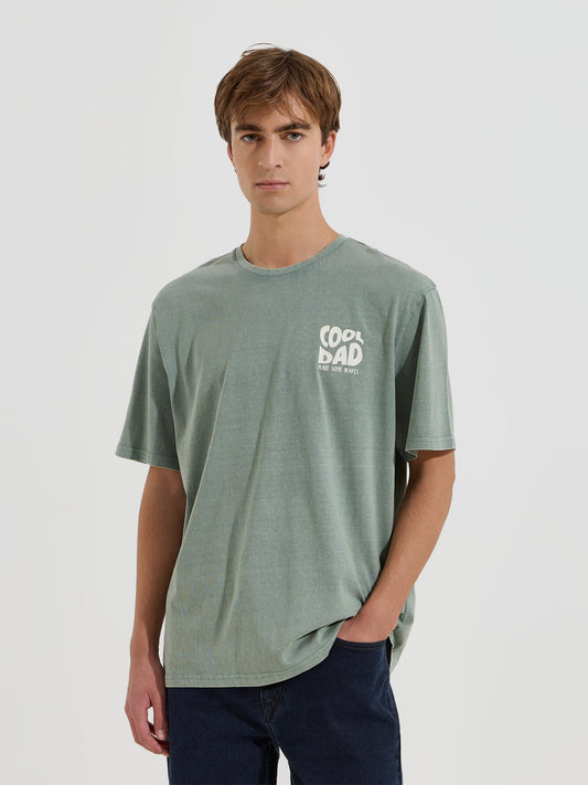 T-Shirt do Dia do Pai em Algodão com Estampado Divertido