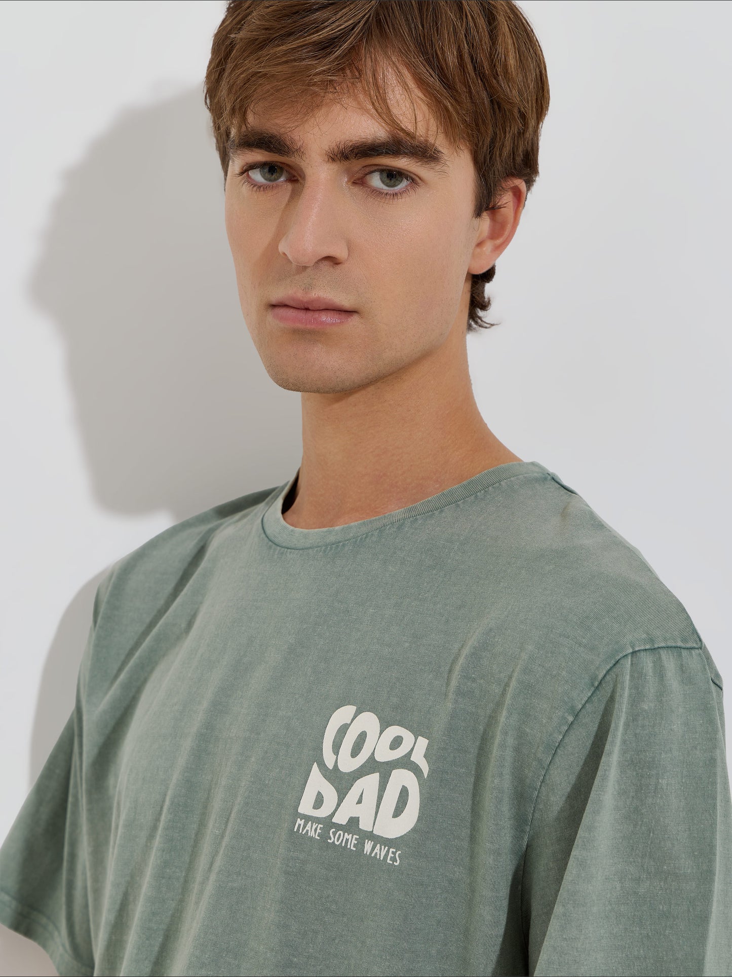 T-Shirt do Dia do Pai em Algodão com Estampado Divertido